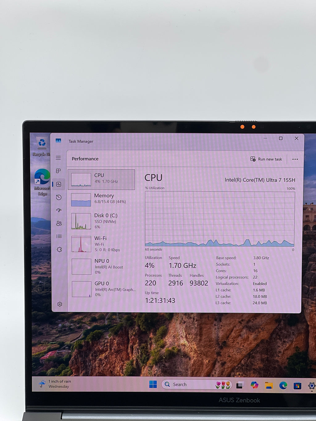 Asus ZenBook 14 Q425M OLED Ultra 7 155H 16GB RAM 1TB SSD