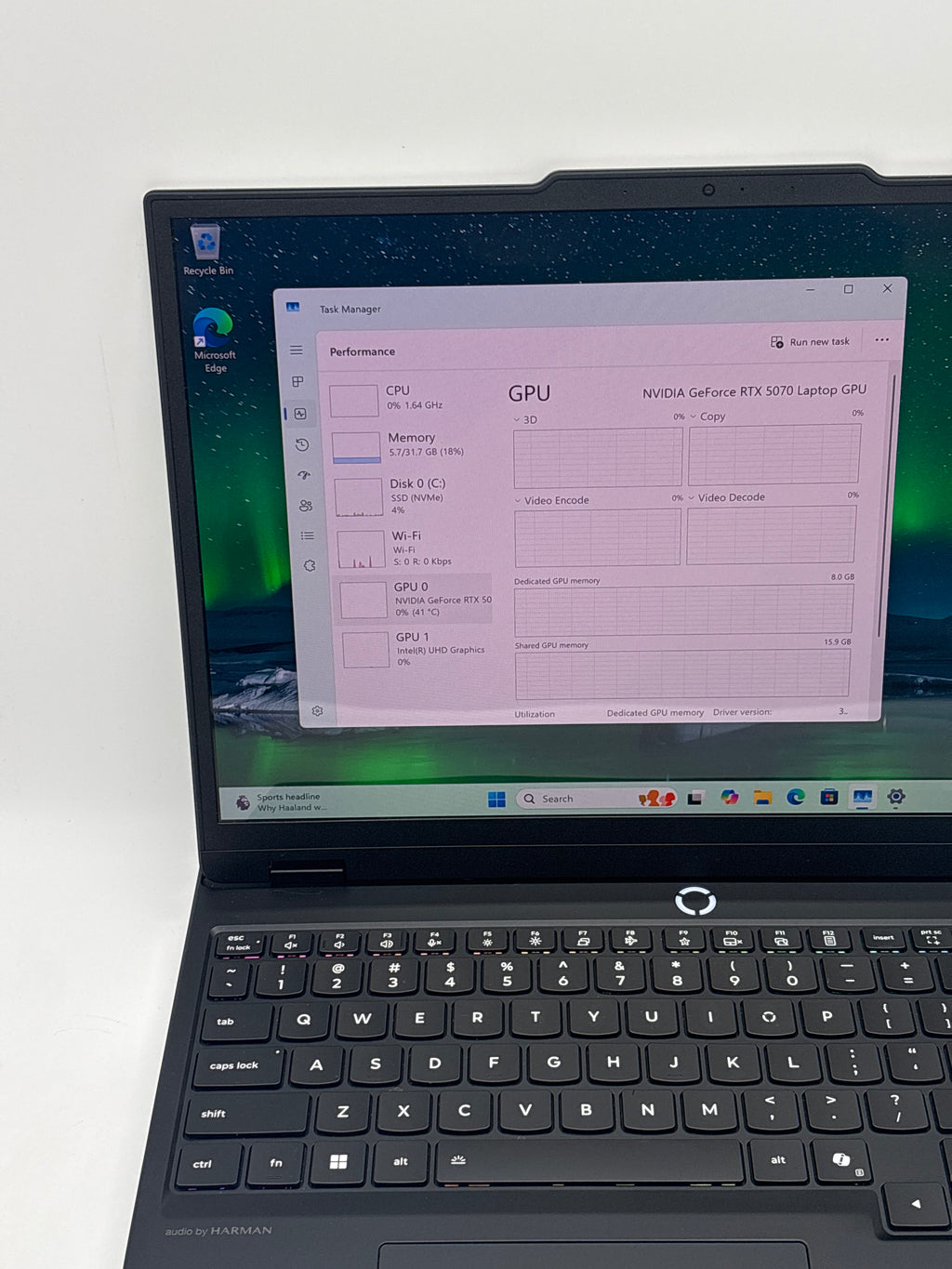 Lenovo Legion 5 15IRX10 i9-14900HX 32 GB RAM 1 TB SSD RTX 5070