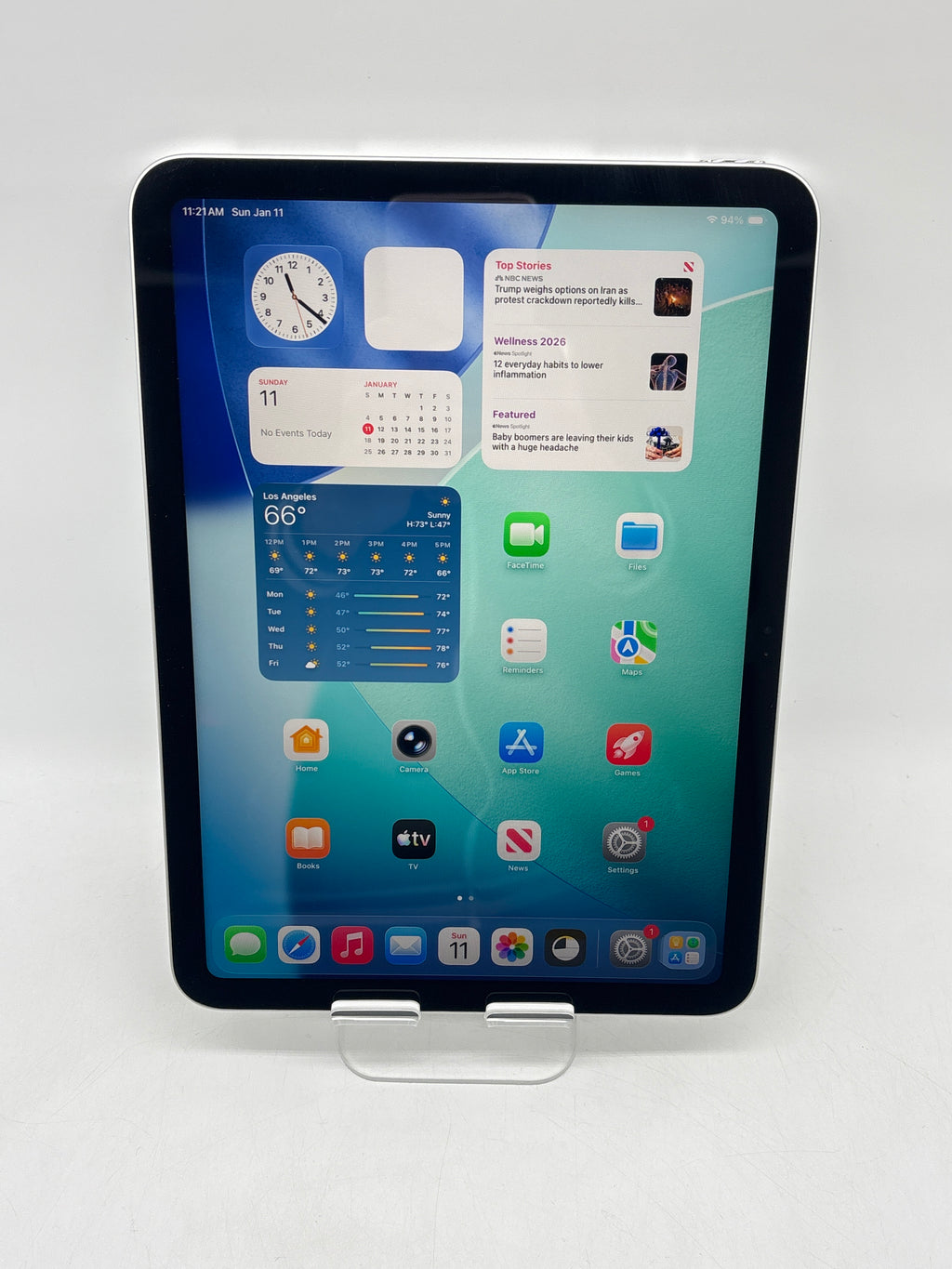 Apple iPad 11th Gen A16 128GB 6GB Wi-Fi Silver 11" - Used
