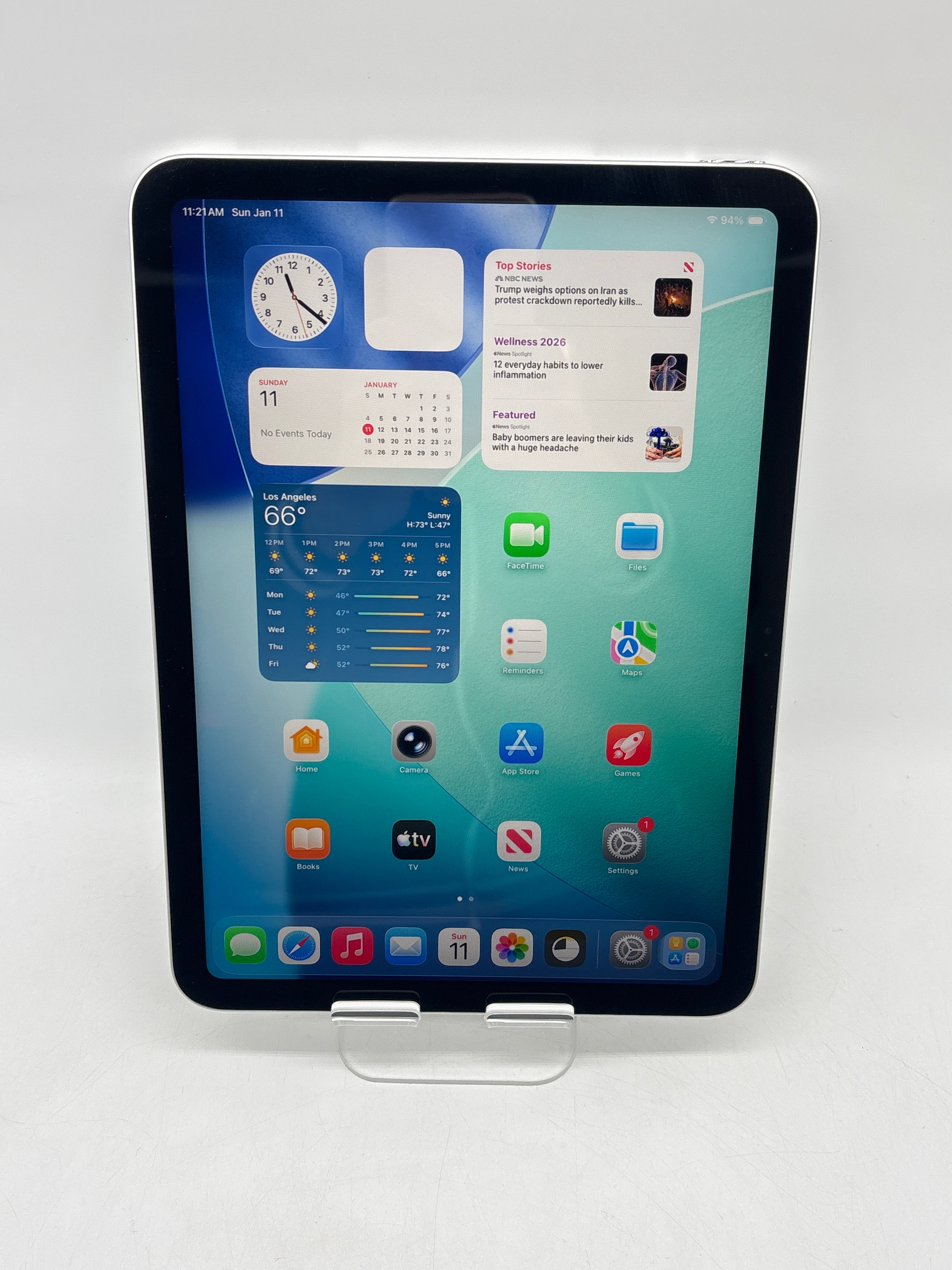 Apple iPad 11th Gen A16 128GB 6GB Wi-Fi Silver 11" - Used