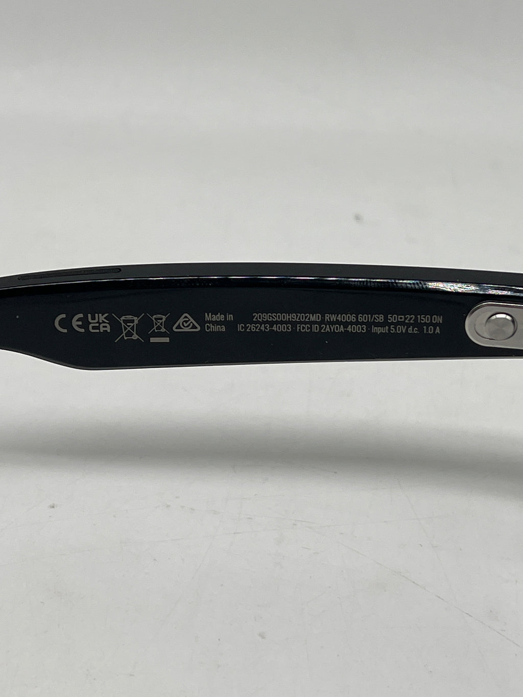 Ray-Ban Meta Wayfarer RW4006 Large Black - Used