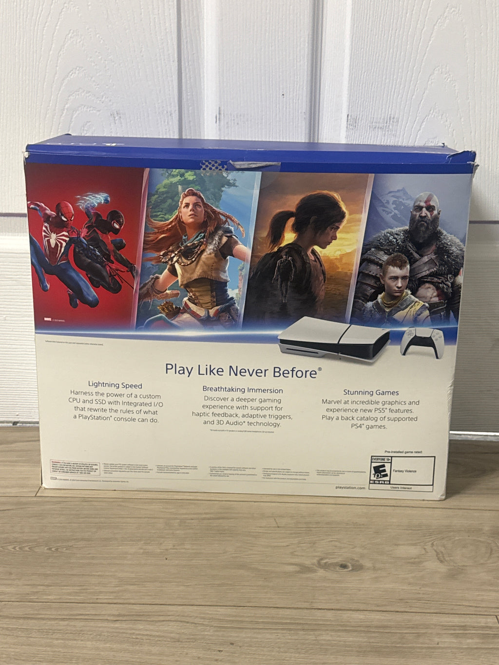 Sony PlayStation 5 Slim Disc CFI-2015 1TB + Chroma Indigo Accessories - Used With Box