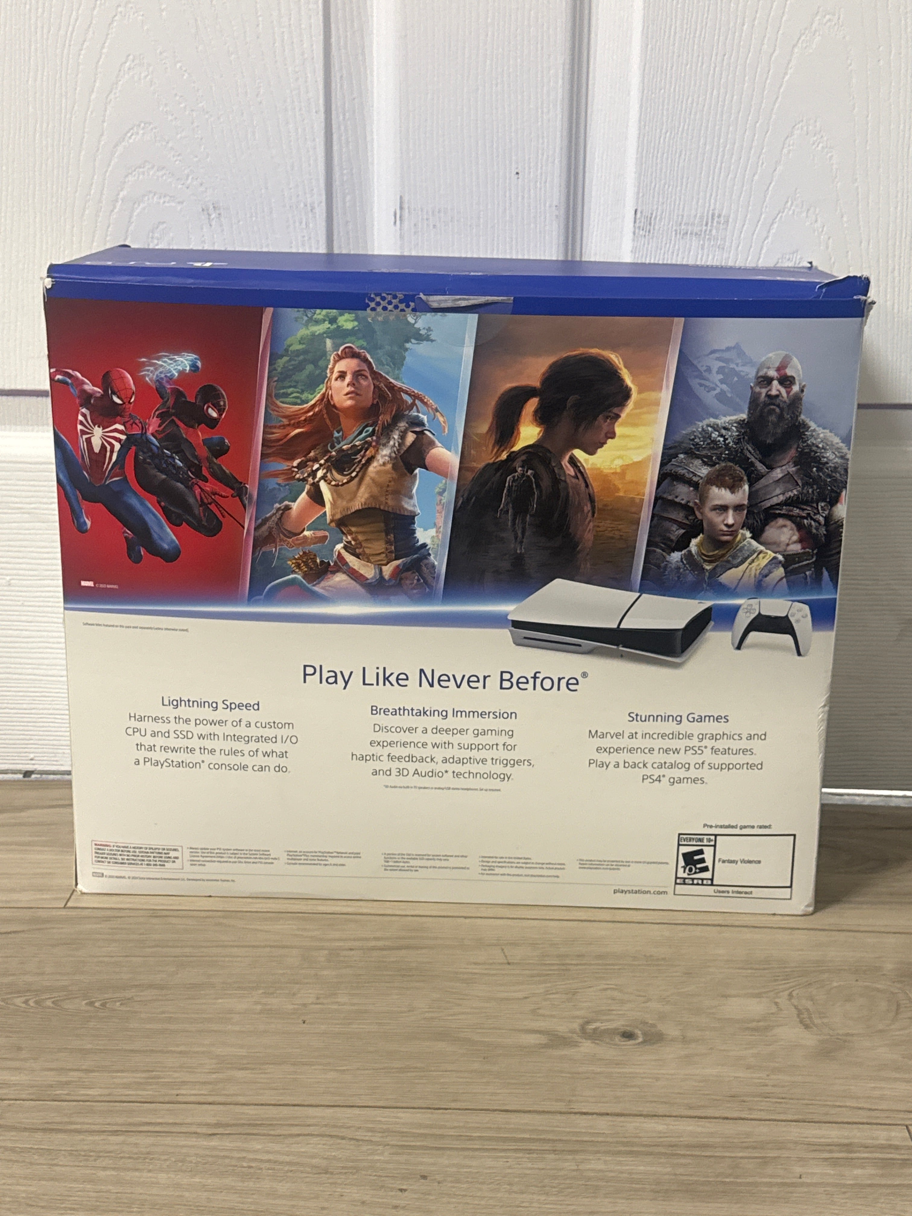 Sony PlayStation 5 Slim Disc CFI-2015 1TB + Chroma Indigo Accessories - Used With Box