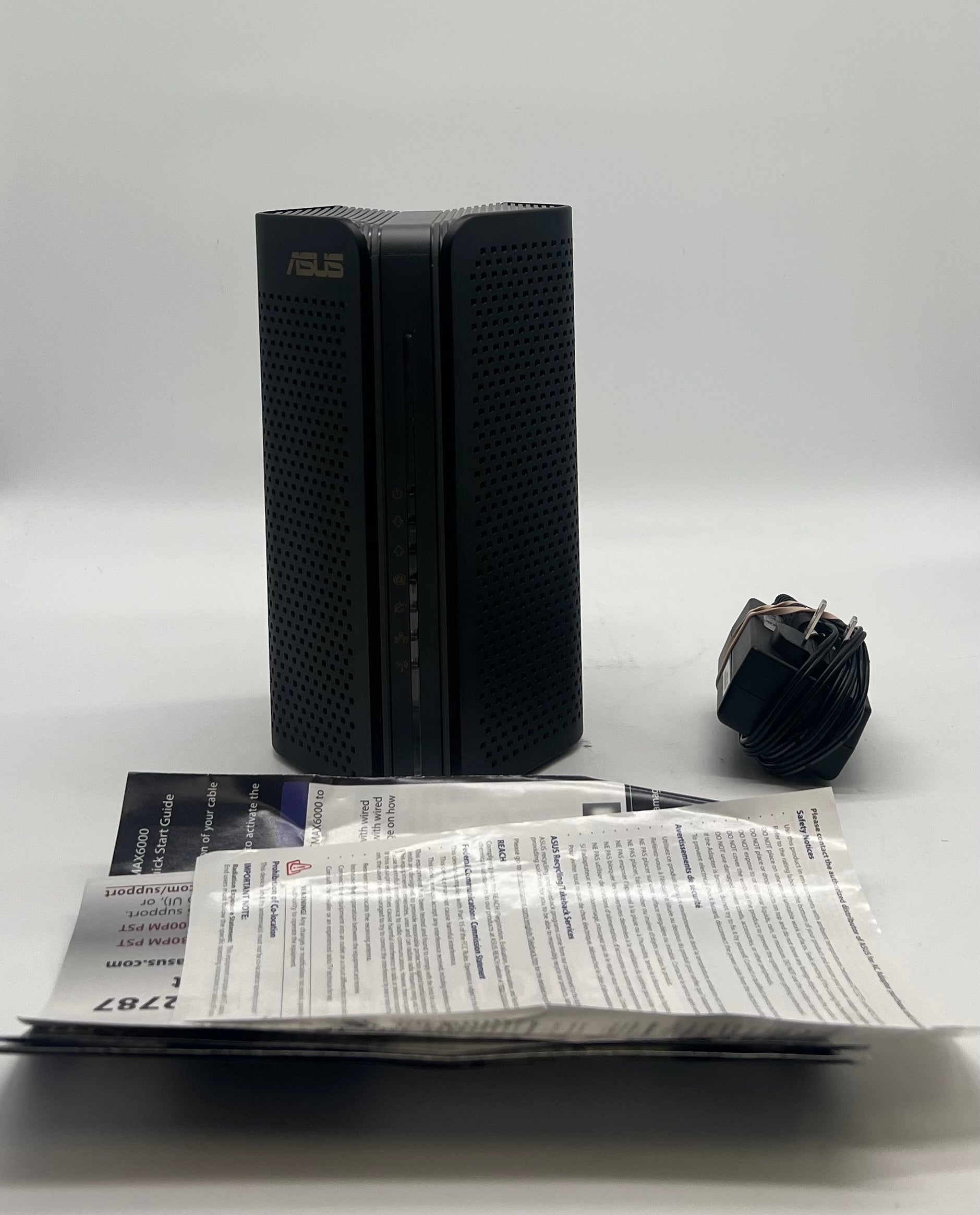 ASUS CMAX6000 WiFi 6 Cable Modem Wireless Router Gateway - Used With Box