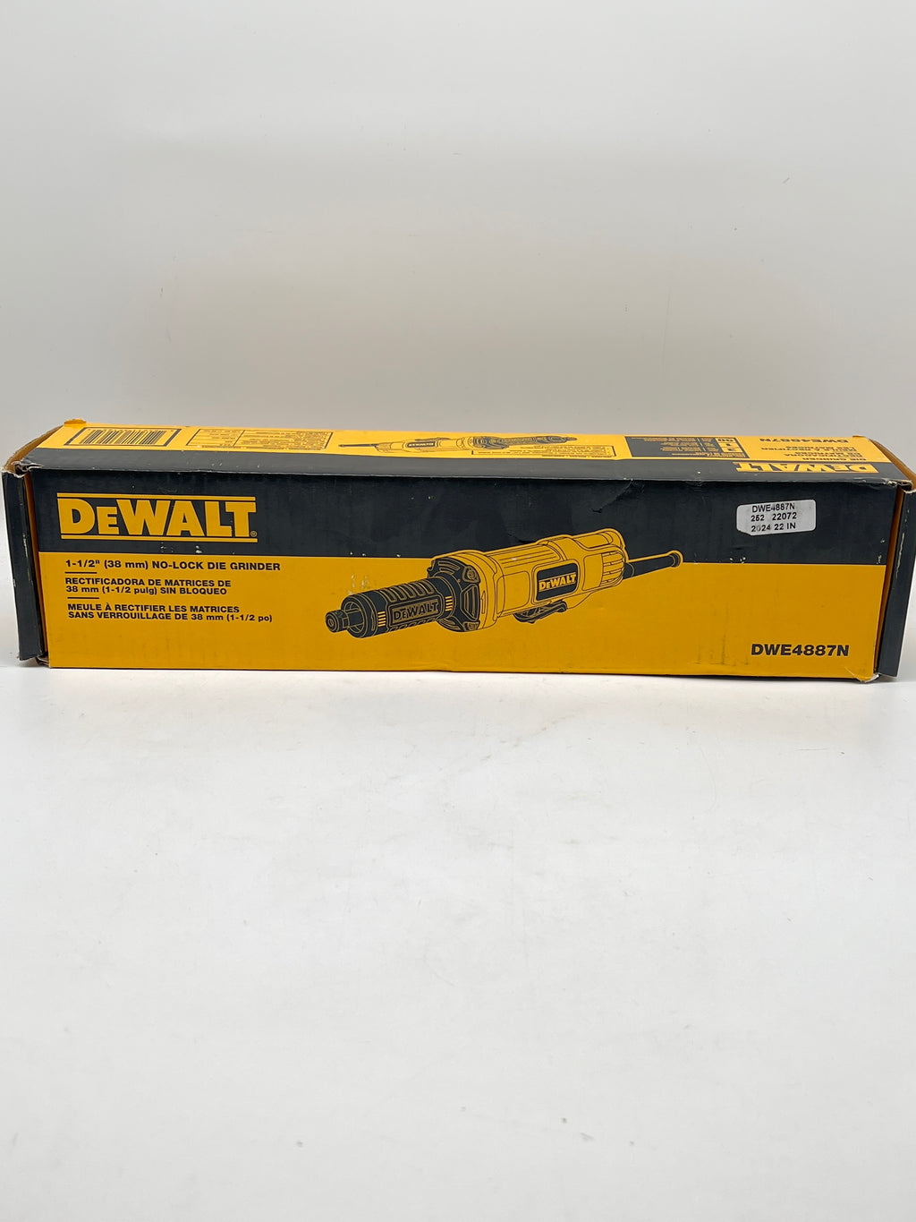 DEWALT DWE4887N Die Grinder 240V 450W Yellow - New In Box