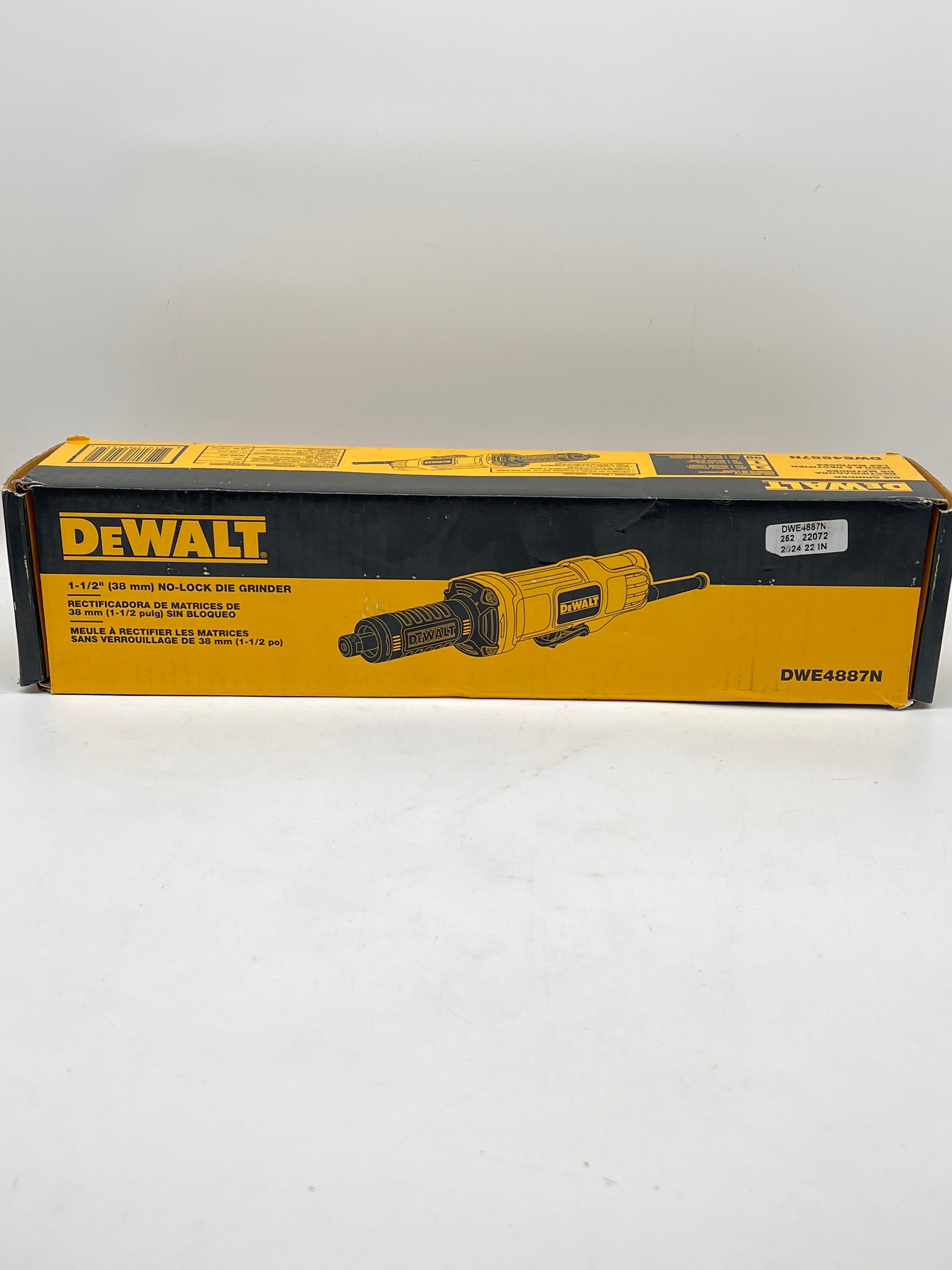 DEWALT DWE4887N Die Grinder 240V 450W Yellow - New In Box