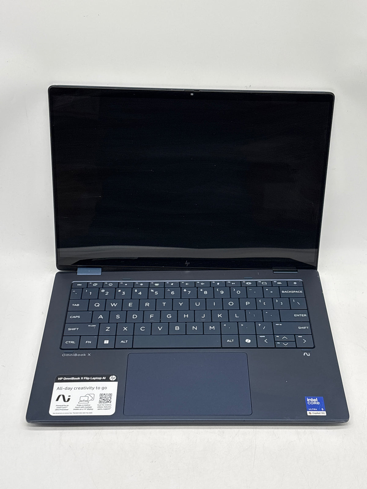 HP Omnibook X Flip 14-fm0013dx Ultra 5 226V 16GB RAM 512GB SSD Blue - Broken Hinge