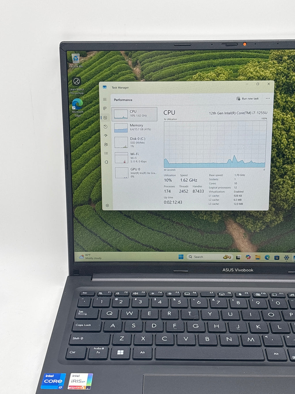 Asus VivoBook F1605Z i7-1255U 16GB RAM 512GB SSD