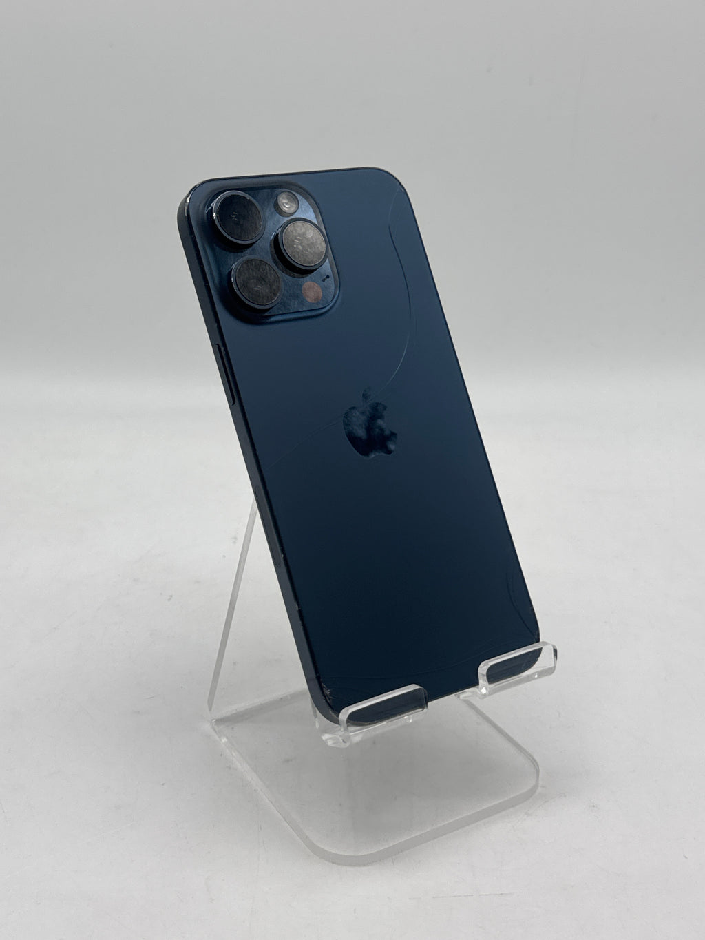 Apple iPhone 15 Pro Max 256GB Blue Titanium Unlocked - Cracked Back/Screen