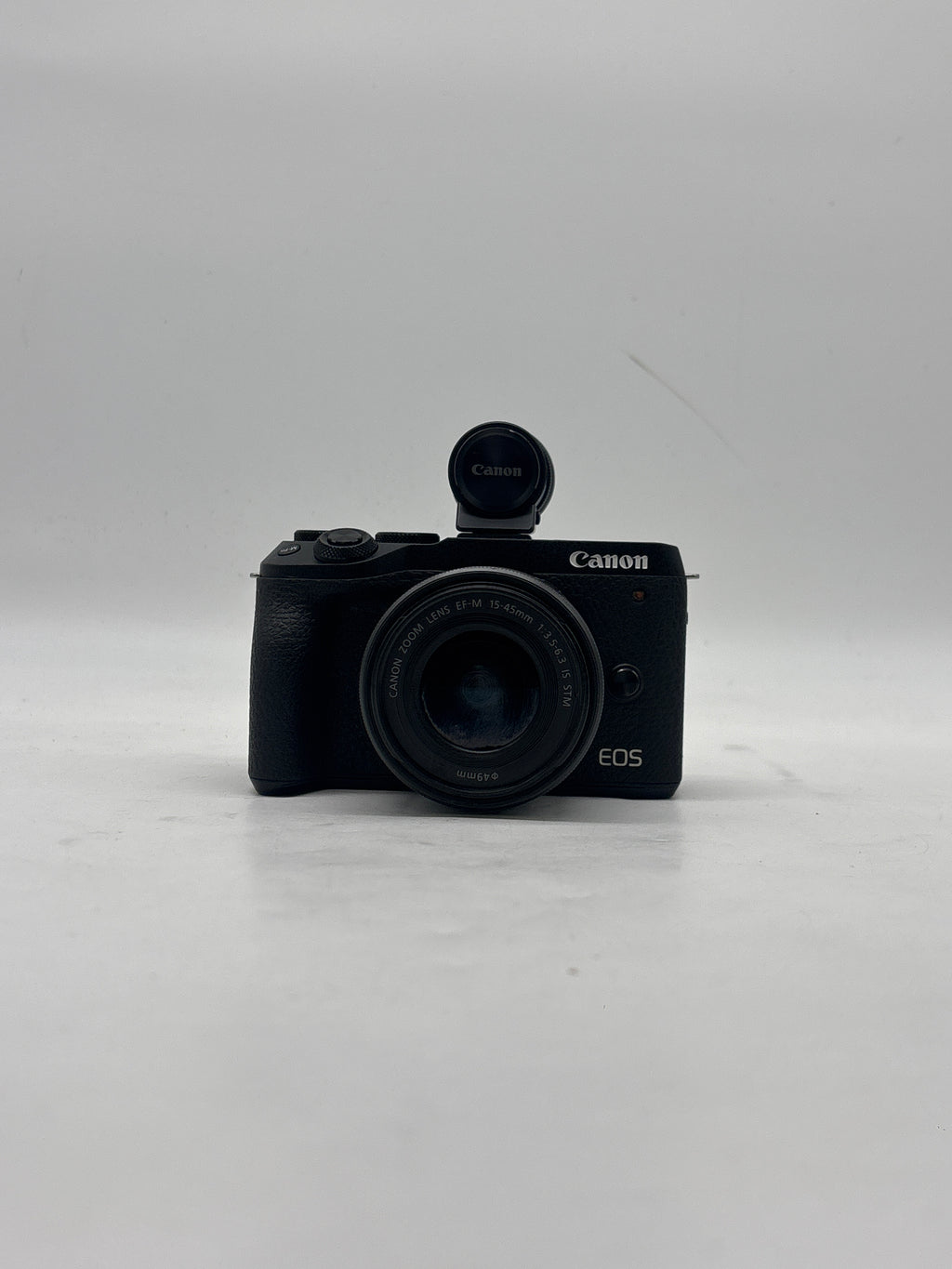 Canon EOS M6 Mark II Mirrorless w/ EF-M 15-45mm Lens Black - Used