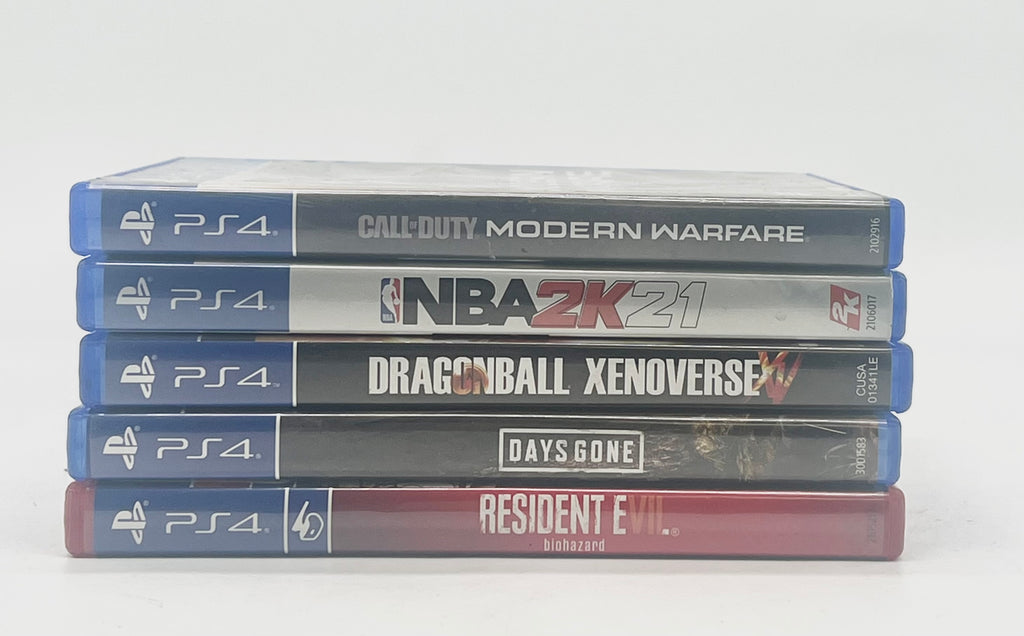 LOT of 5 Sony PlayStation 4 Video Games - Used