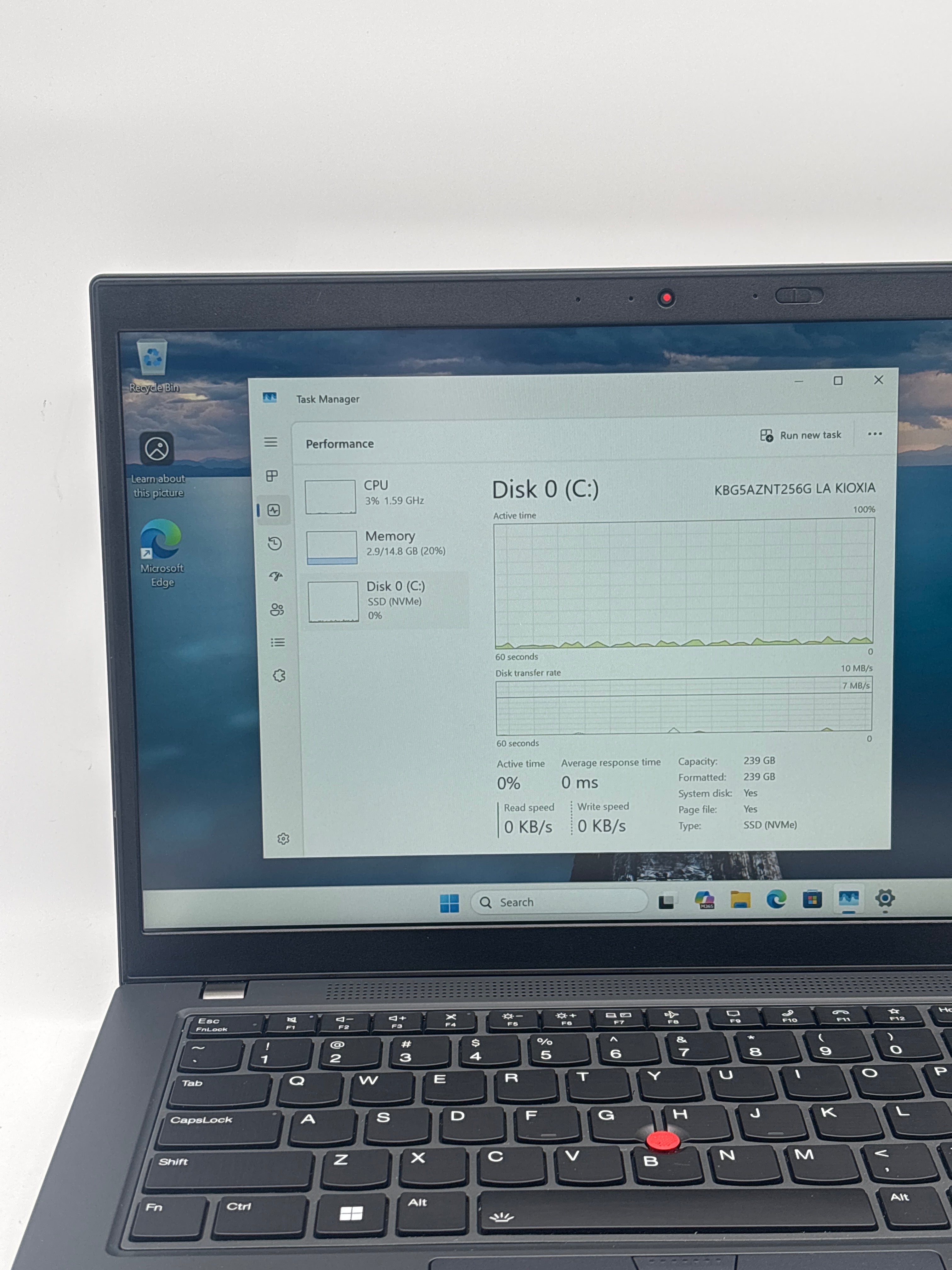 Lenovo ThinkPad L14 Gen 4 Ryzen 5 Pro 7530U 16GB RAM 256GB SSD - For Parts (Read DESC)