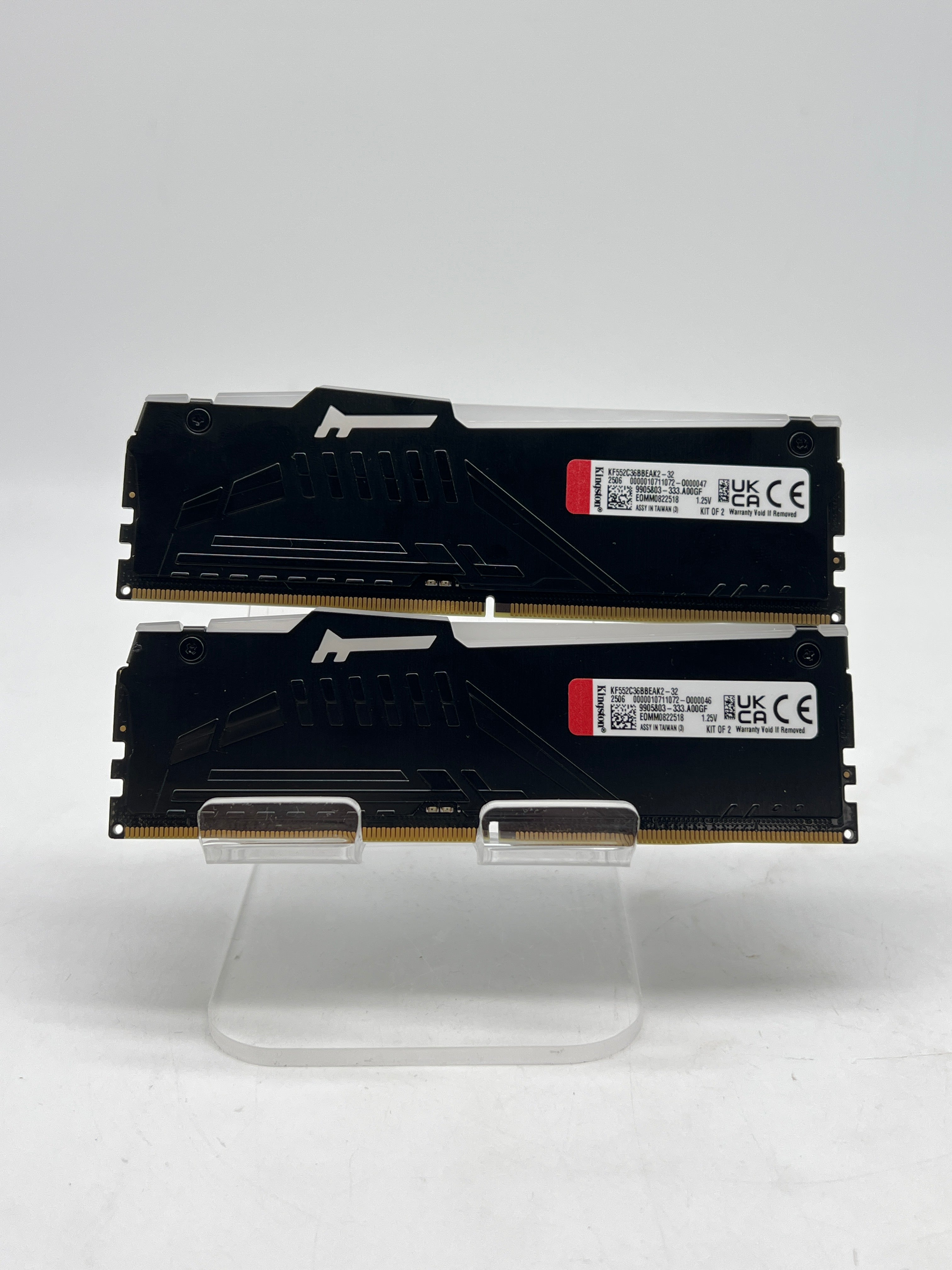 Kingston FURY Beast RGB 32GB (2x16GB) DDR5 RAM 5200MHz Black
