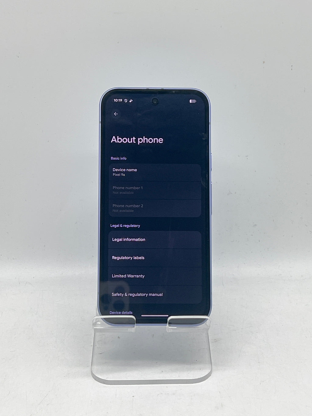 T-Mobile Google Pixel 9A 128GB GA09573-US Iris - Used