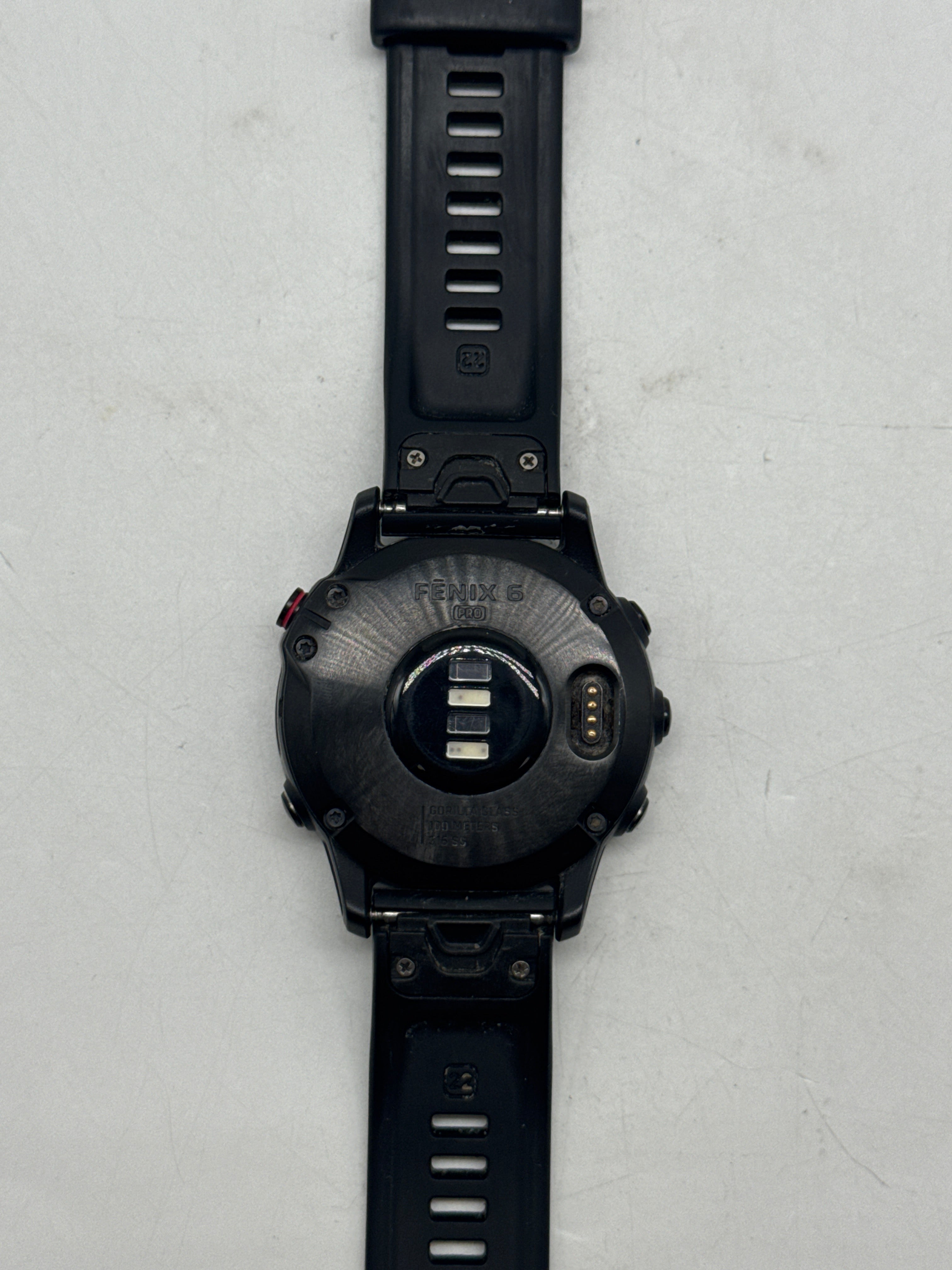 Garmin Fenix 6 Pro GPS Smartwatch W/Charger- Black USED