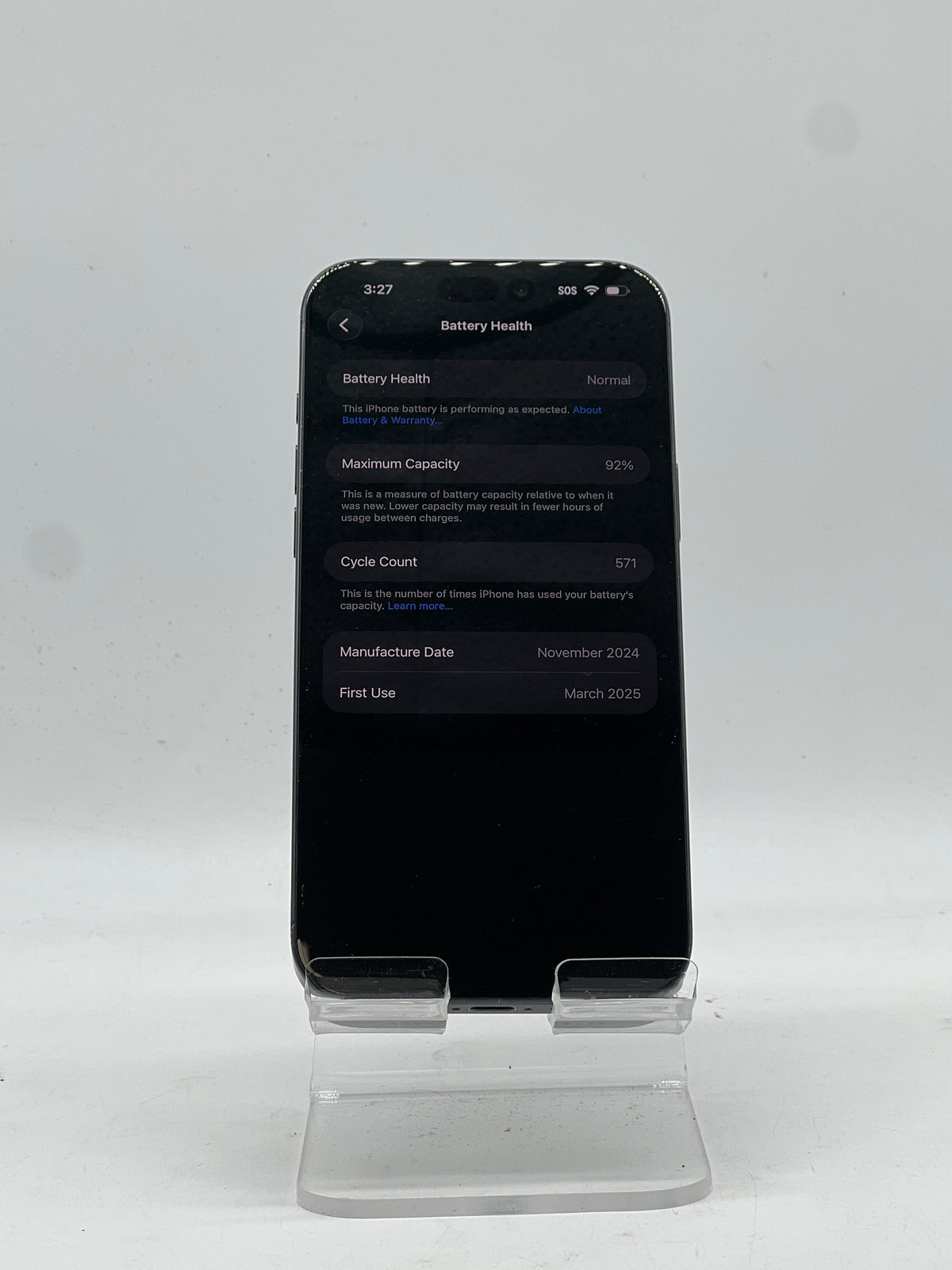 Apple iPhone 16 Pro Max 6.9" 256GB T-Mobile Locked Black Titanium - READ