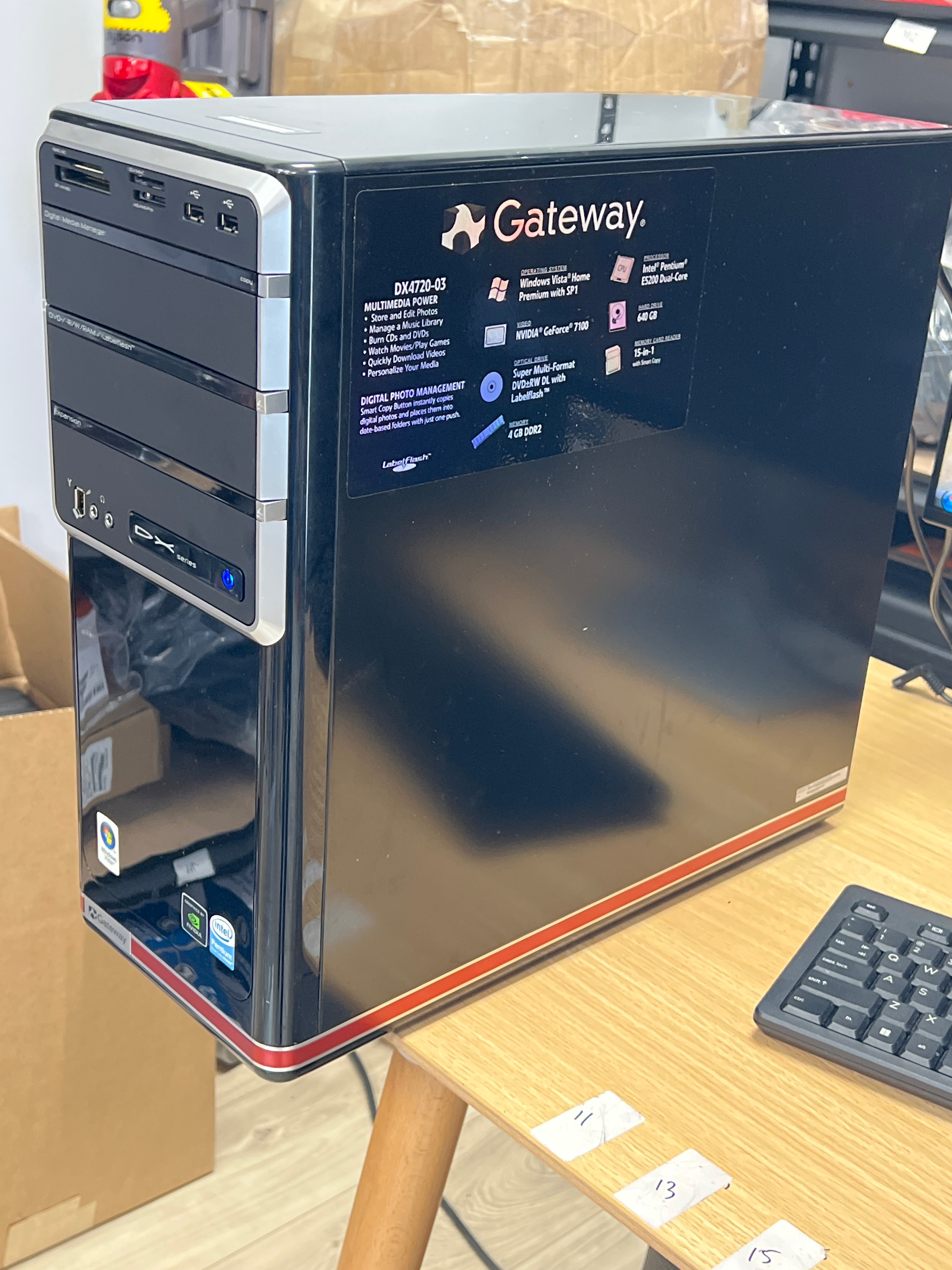Gateway DX4720-03 Pentium Dual Core E5200 4GB RAM 500GB HDD - New Open Box
