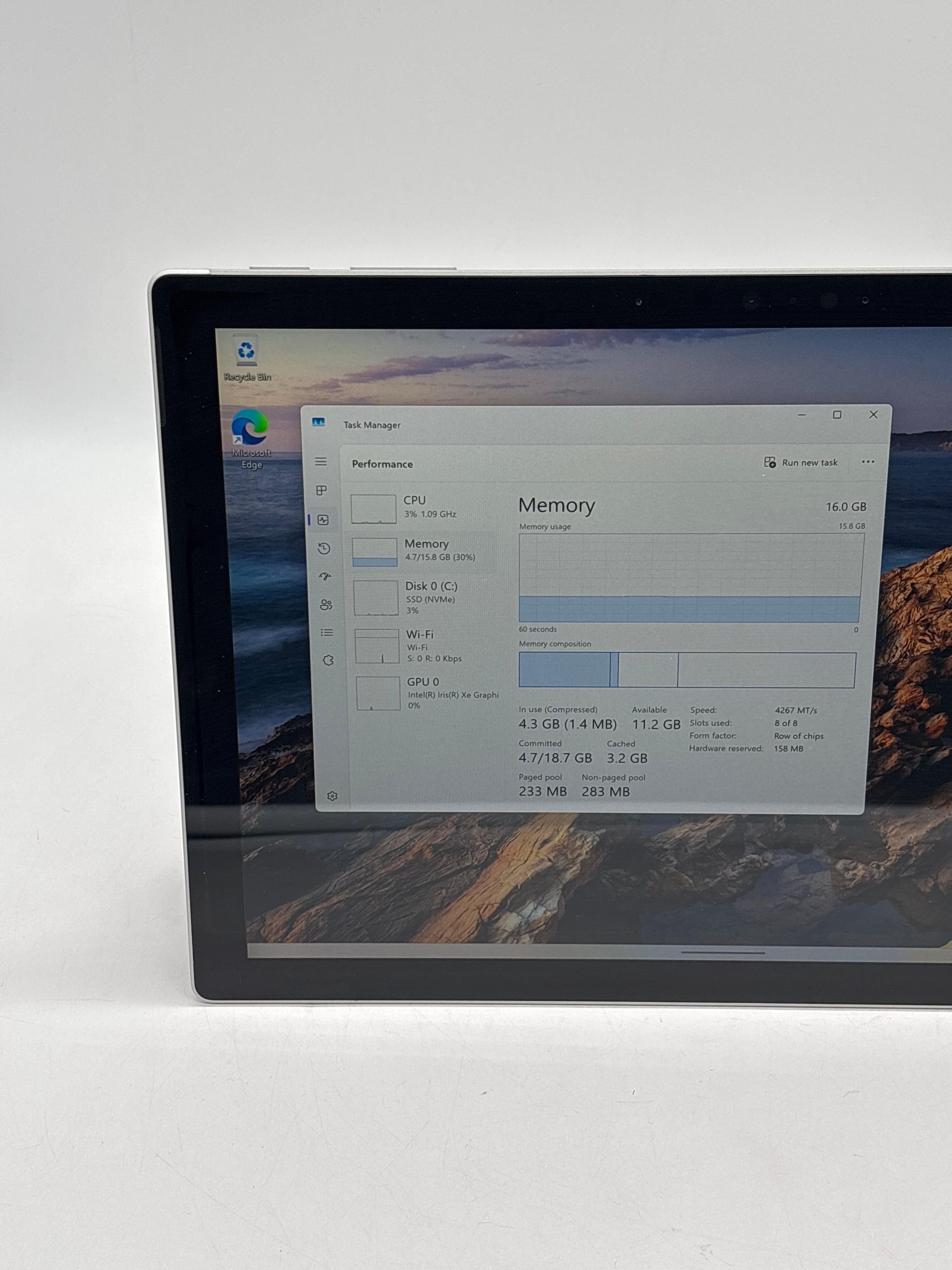 Microsoft Surface Pro 7+ 1960 i5-1135G7 16GB RAM 256GB SSD -  With New Dock