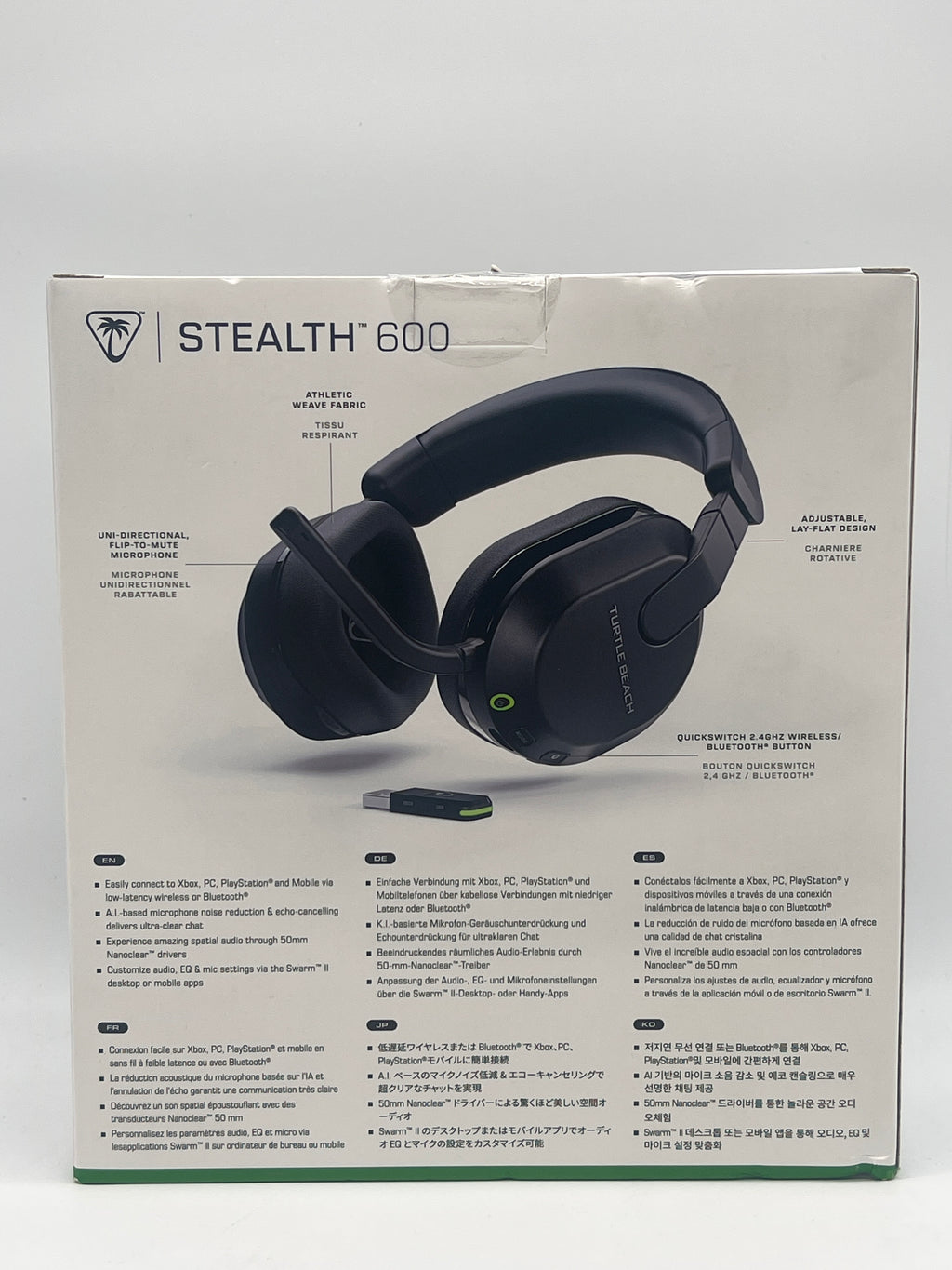 Turtle Beach Stealth 600 Gen 3 Wireless Bluetooth Headphones Black New