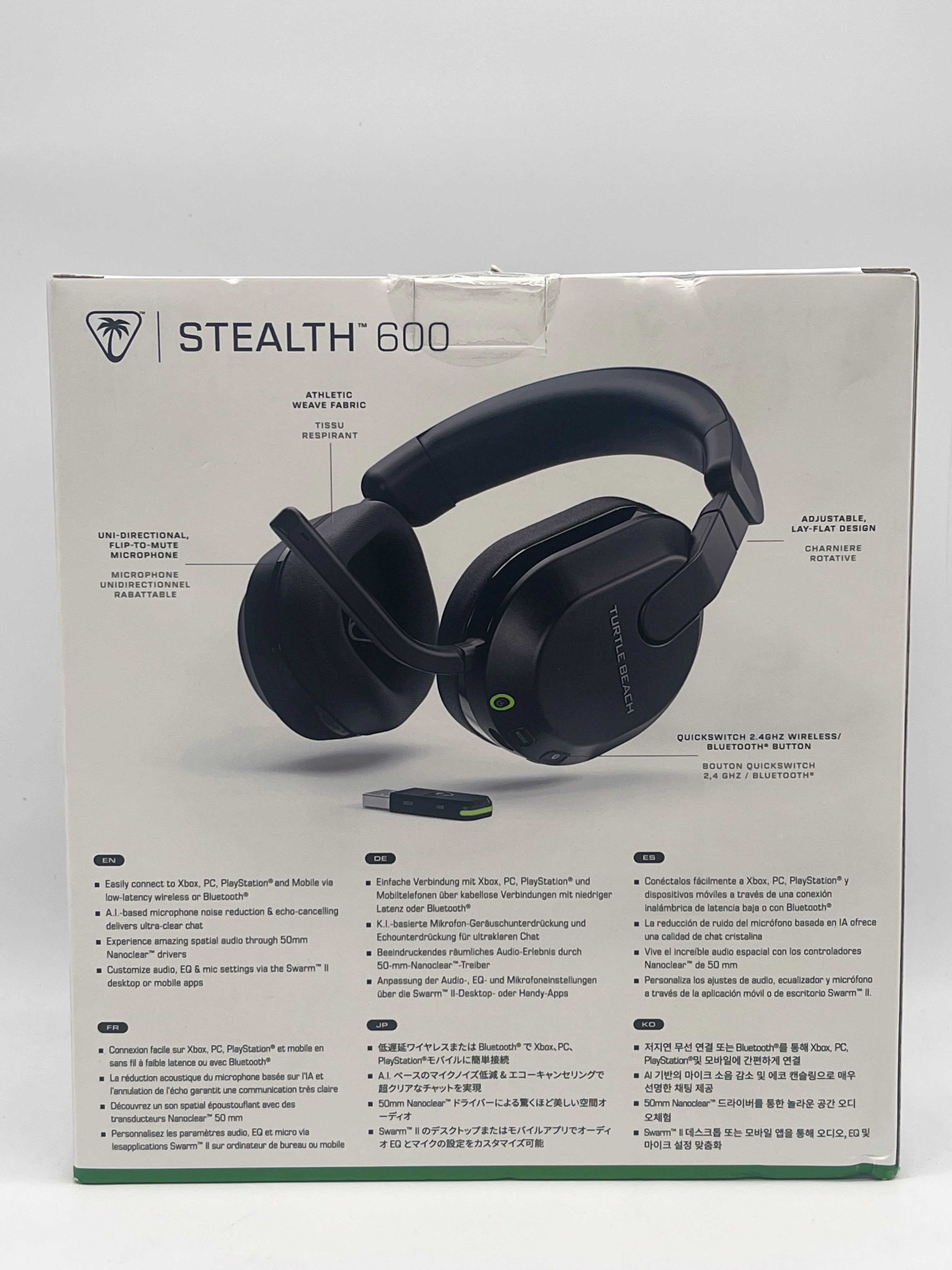 Turtle Beach Stealth 600 Gen 3 Wireless Bluetooth Headphones Black New