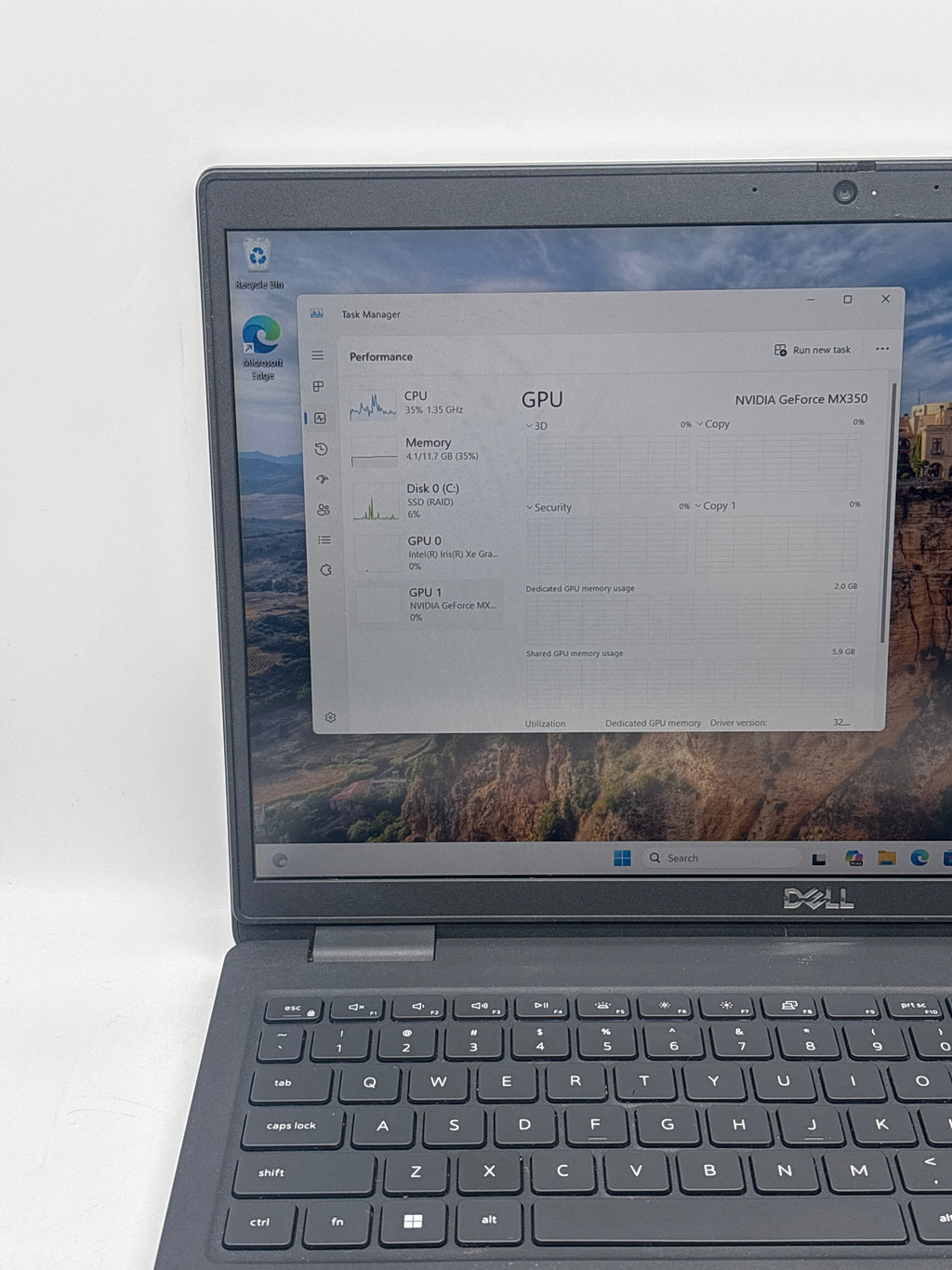 Dell Latitude 3520 15.6" i5-1135G7 12GB RAM 256GB SSD - Remotely Managed