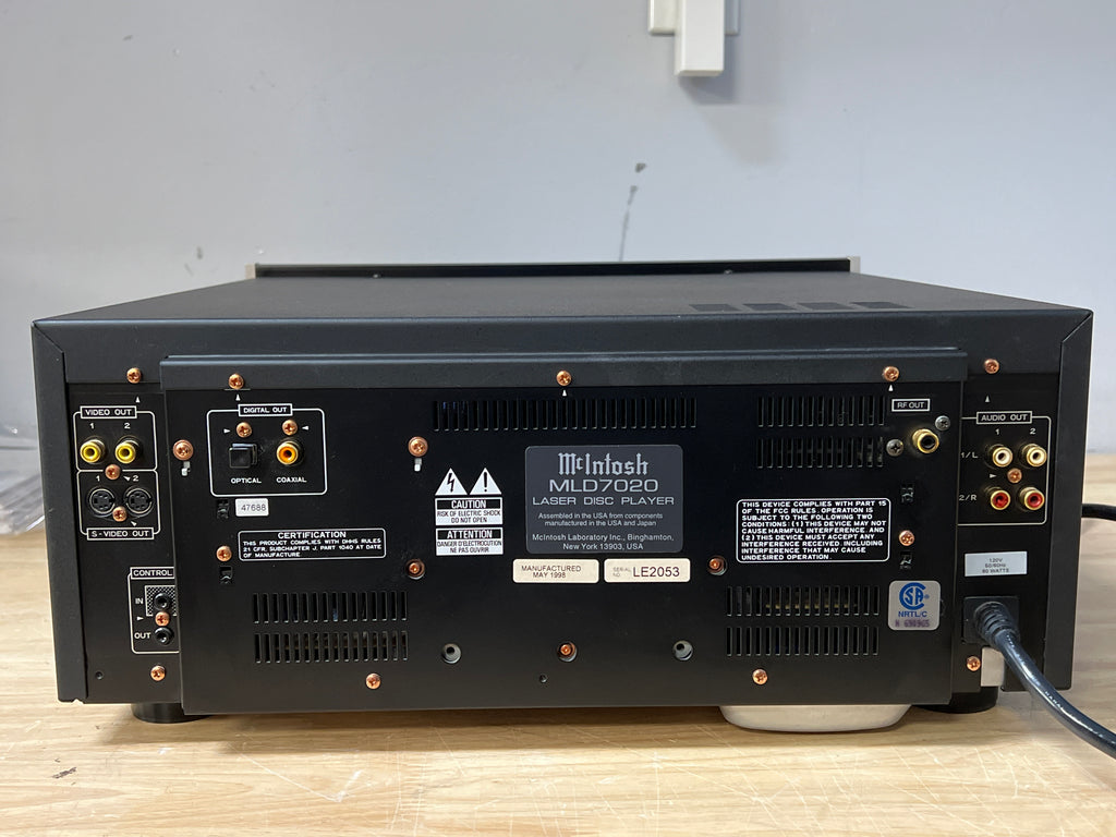 McIntosh MLD7020 Laserdisc Player Black - Used