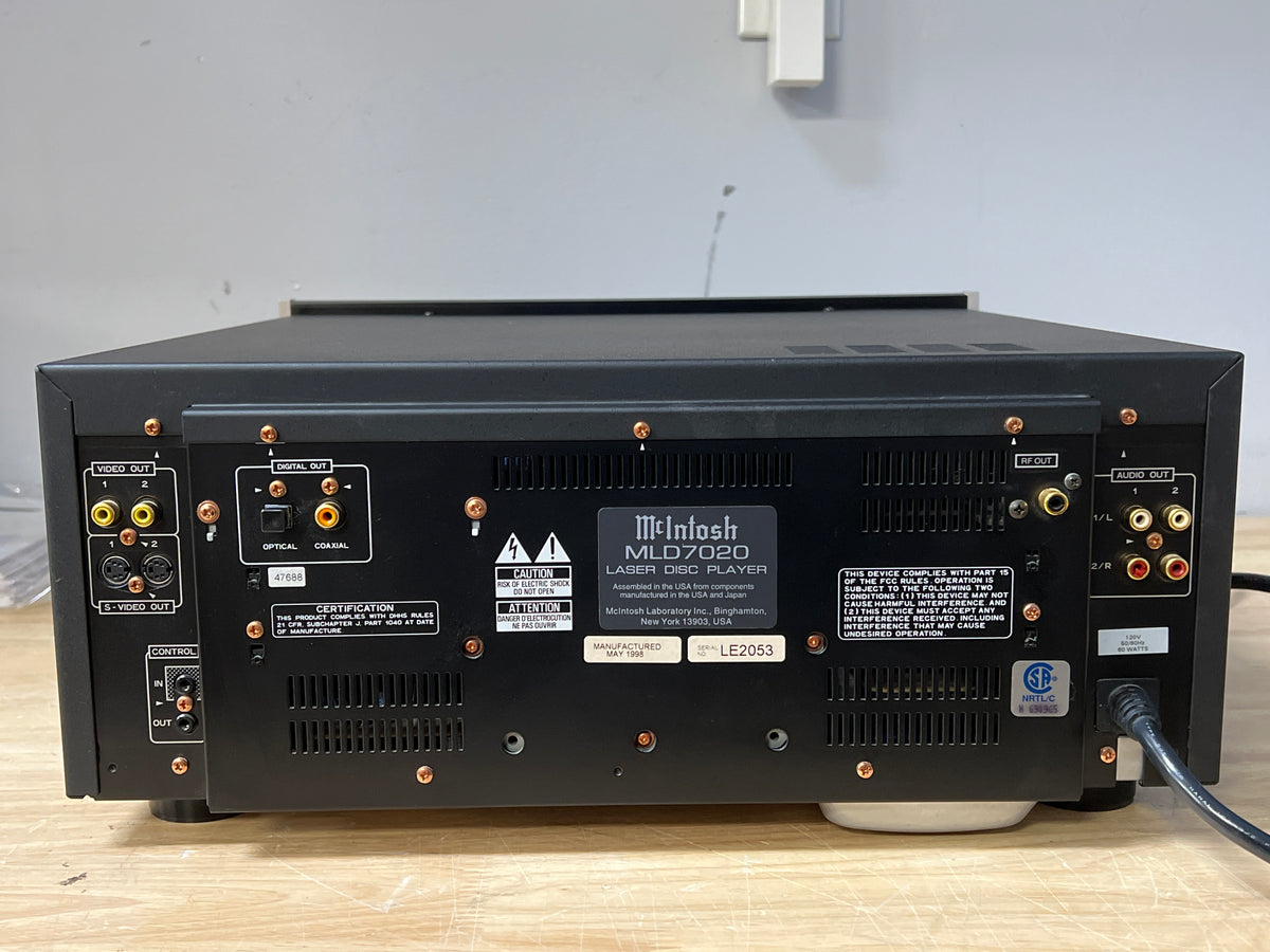 McIntosh MLD7020 Laserdisc Player Black - Used