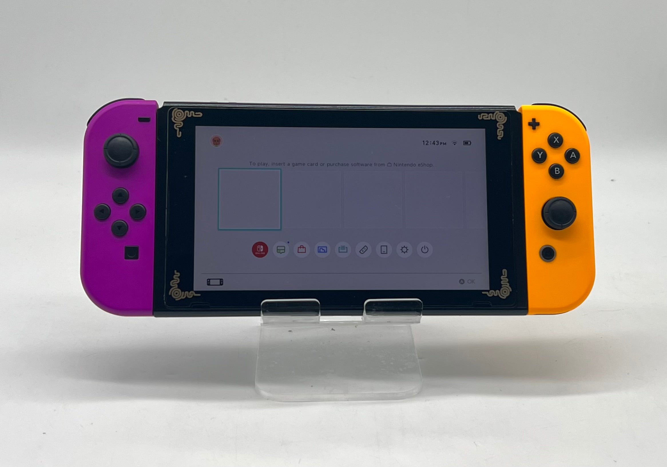 Nintendo Switch (HAC-001) Purple/Orange 2017 32GB - Used