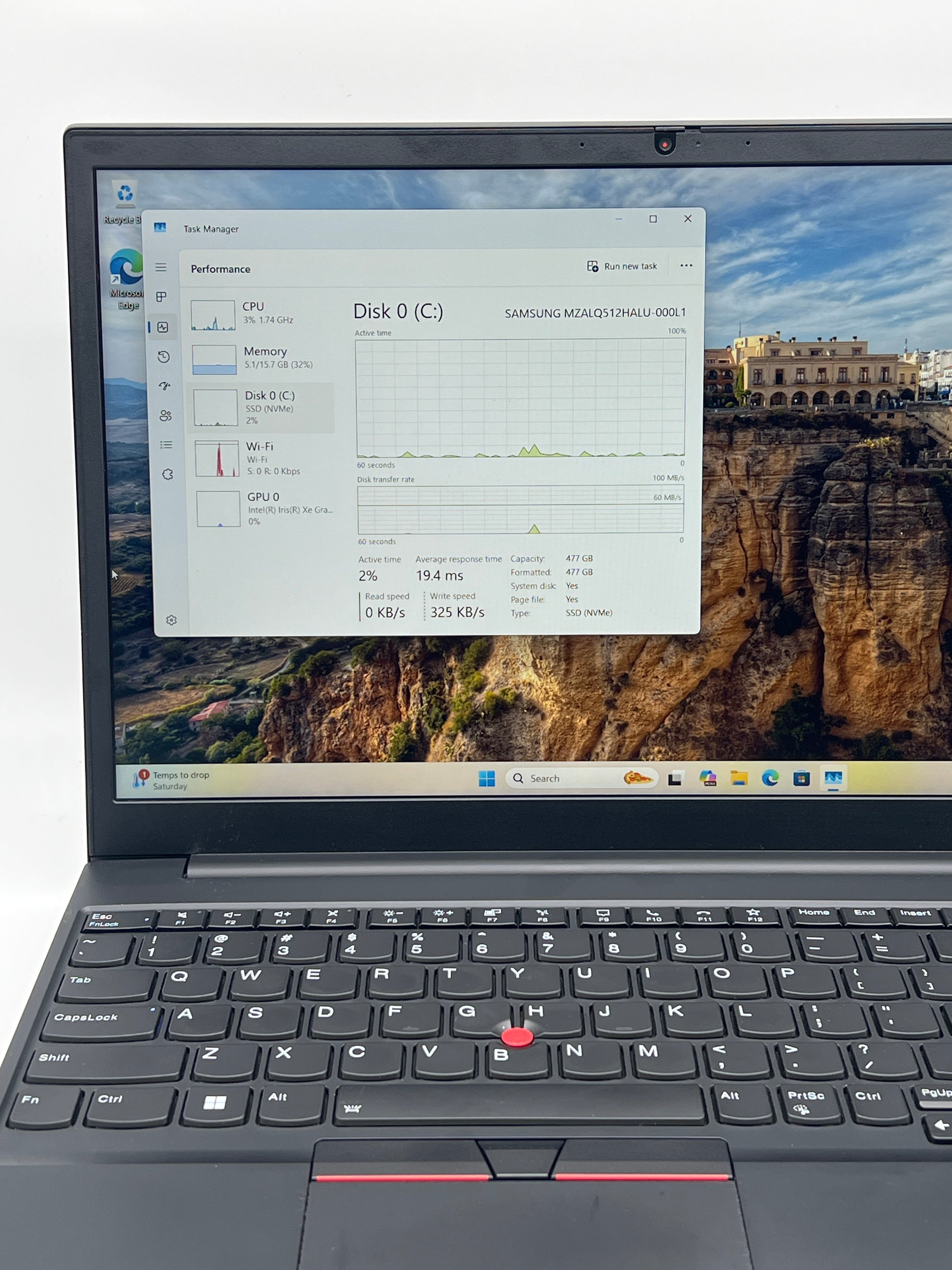 Lenovo ThinkPad E15 Gen 2 i7-1165G7 16GB RAM 512GB SSD - Used
