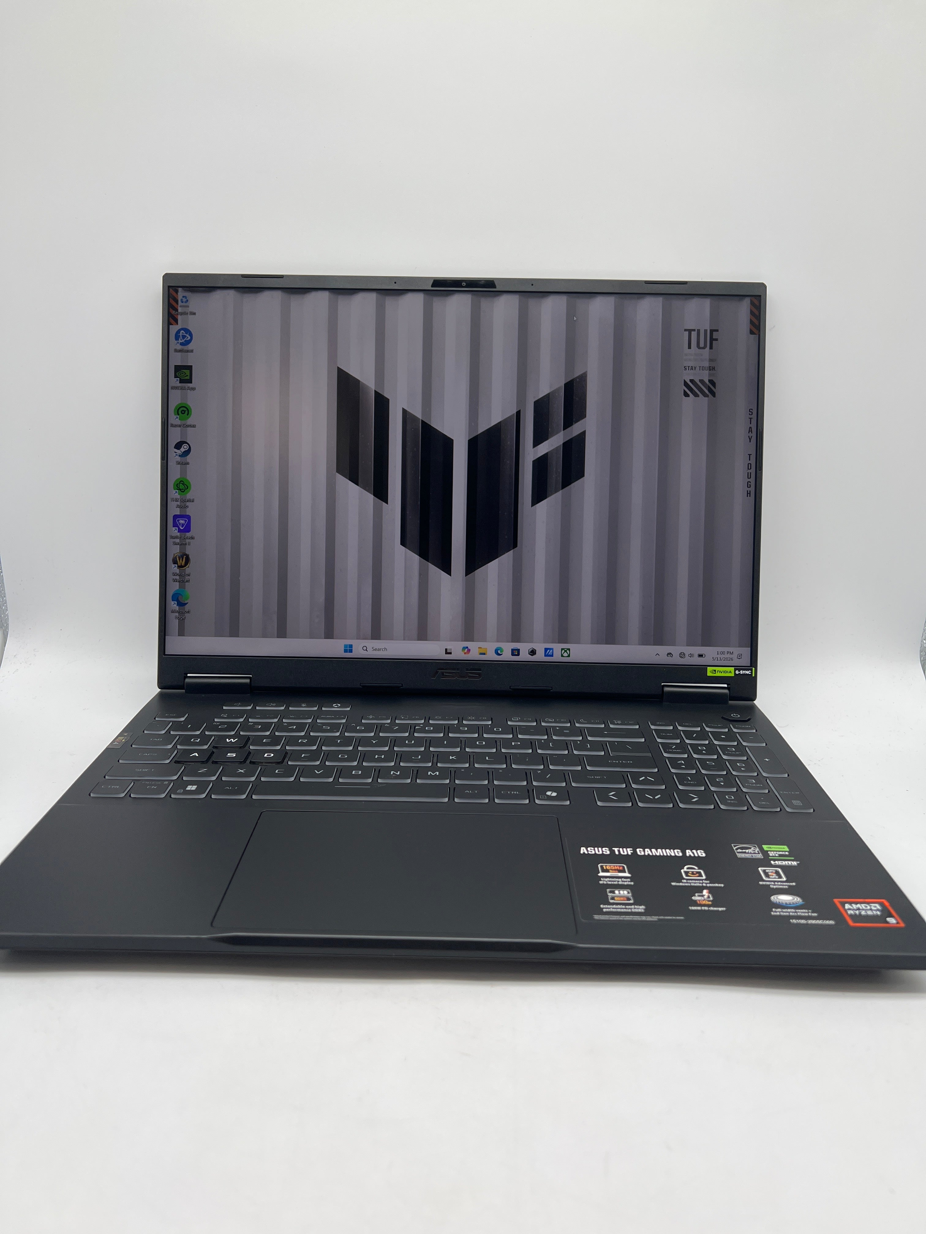 ASUS TUF Gaming A16 Ryzen 9 32GB Ram 1TB SSD RTX 5070 Black