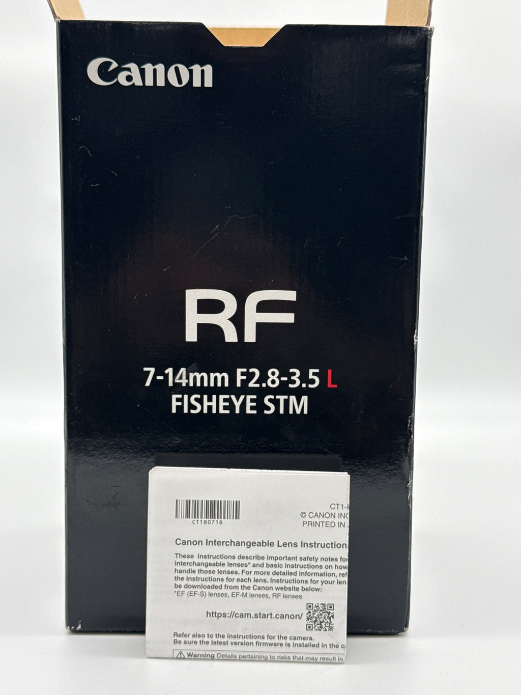 Canon RF 7-14mm f/2.8-3.5 L STM Fisheye Canon RF Mount - New