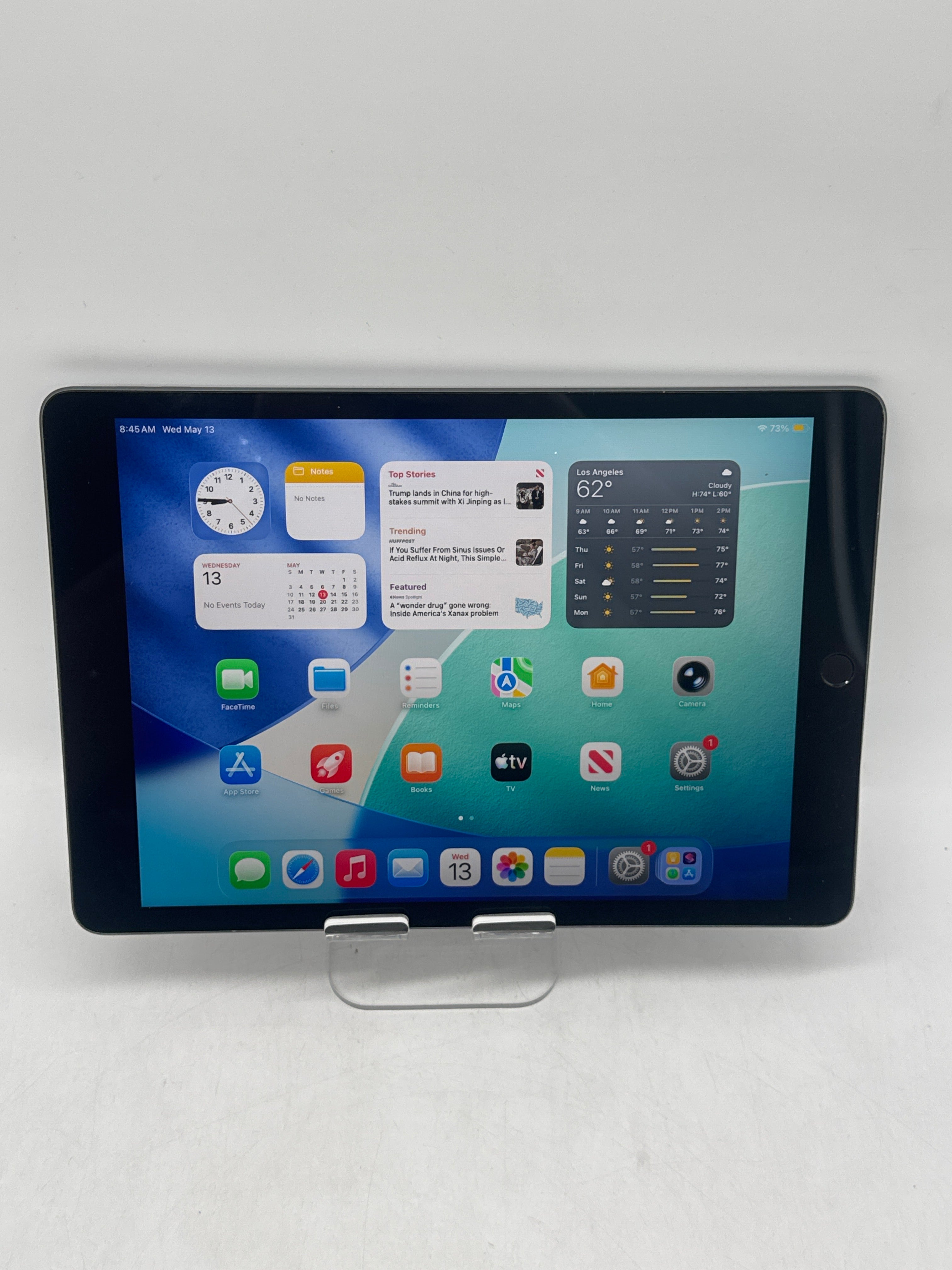 Apple iPad 9th Gen A2602 64GB Wi-Fi 10.2 in Space Gray Bent Frame