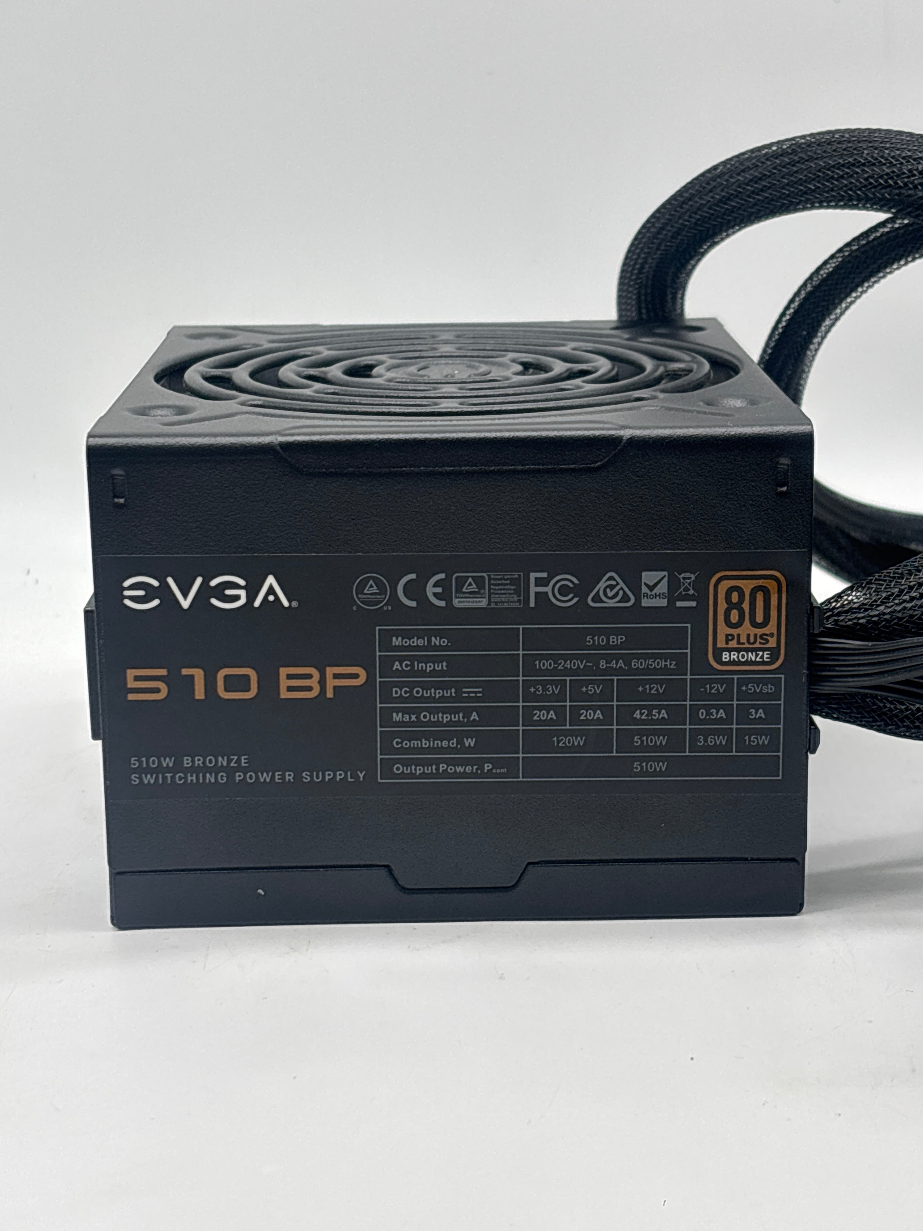 EVGA 510W Power Supply 80+ Bronze with Surge Protection