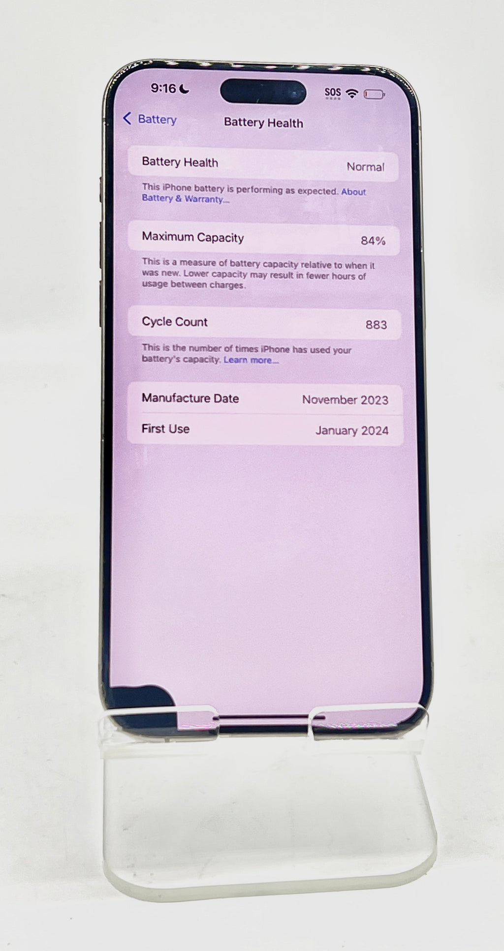 Apple iPhone 15 Pro Max 256GB Natural Titanium - For Parts(Read Desc.)