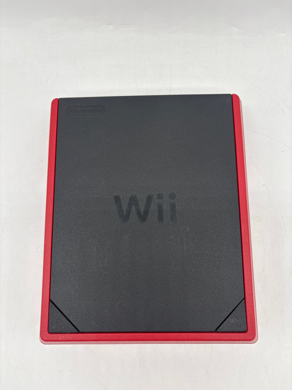 Nintendo Wii mini RVL-201 Red Console W/ 4 Controllers + Cables + 5 Games - Used