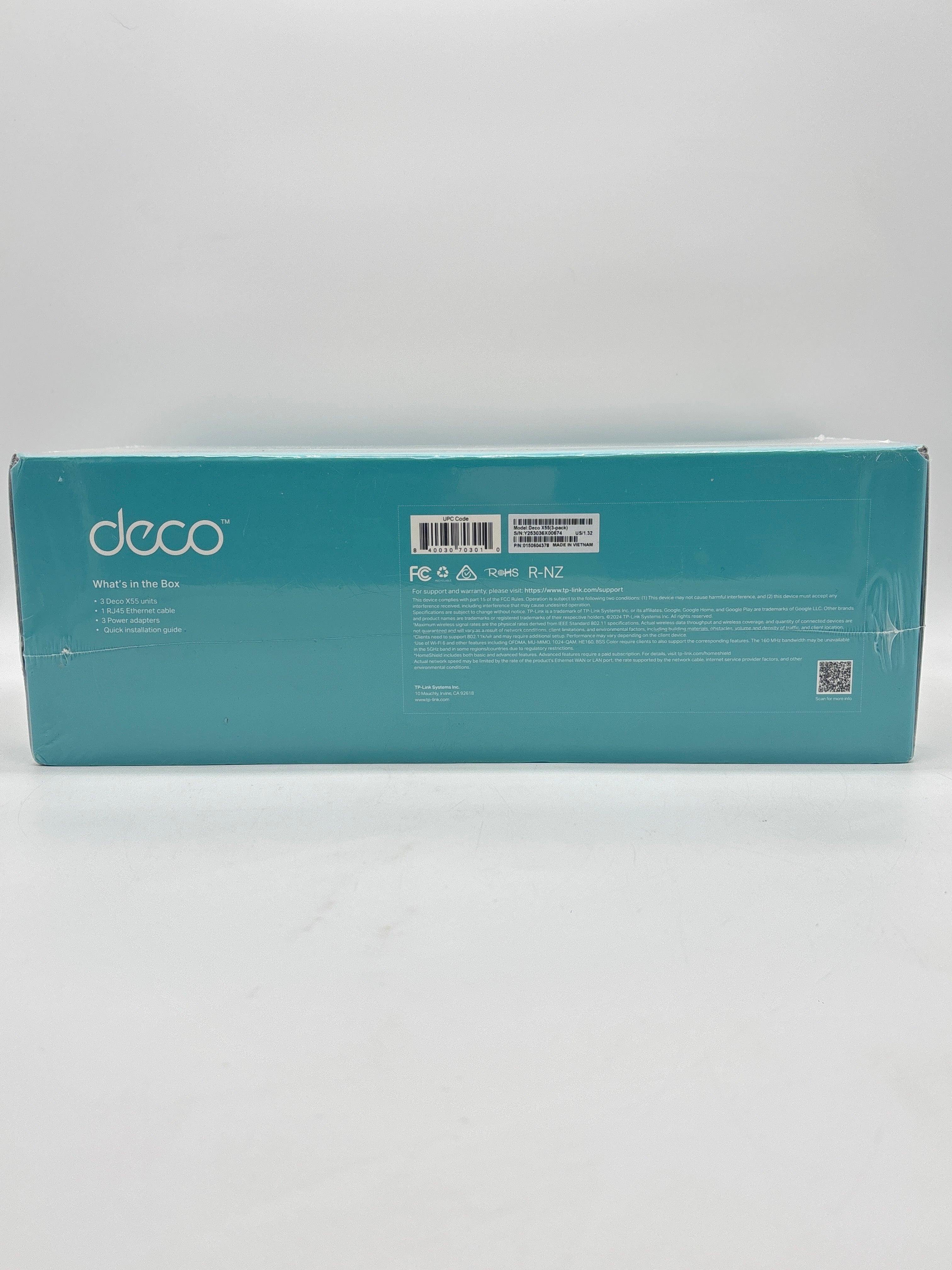 TP-Link AX3000 WiFi 6 Mesh System(Deco X55) - New in Box
