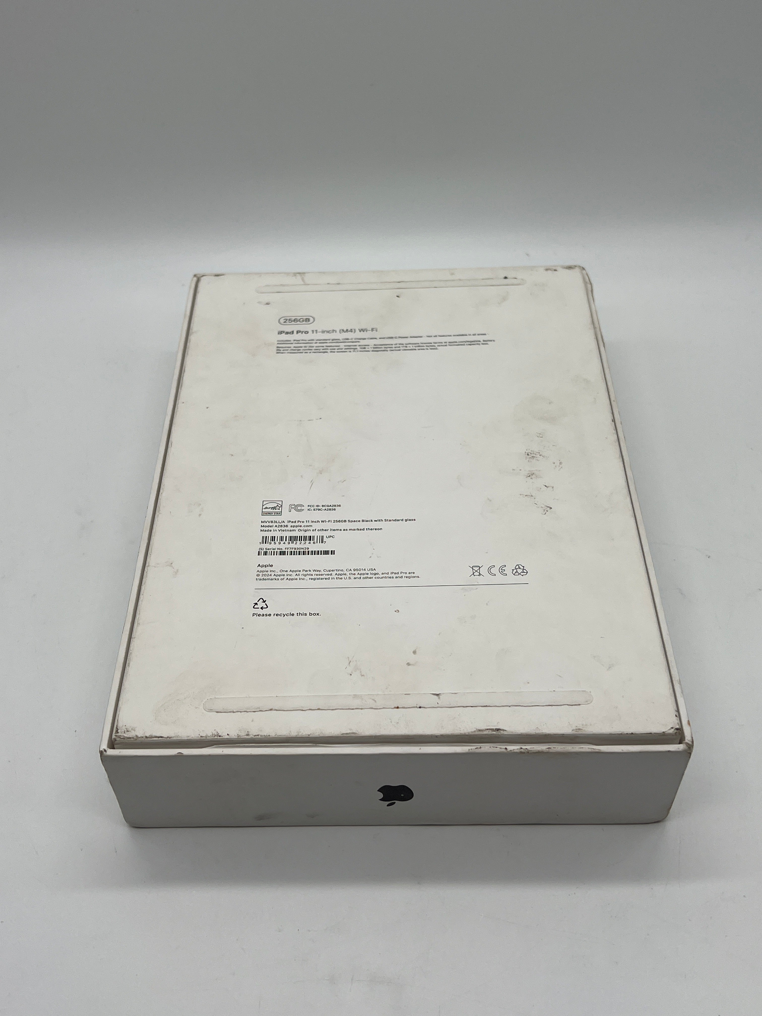 Apple iPad Pro 11-inch M4 A2836 256 GB Wi-Fi Space Black 2024