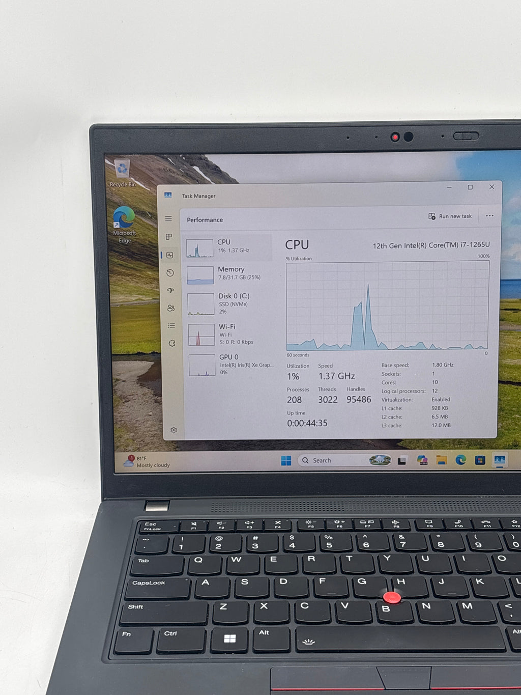 Lenovo ThinkPad L14 Gen 3 Touch i7-1265U 32GB RAM 1TB SSD