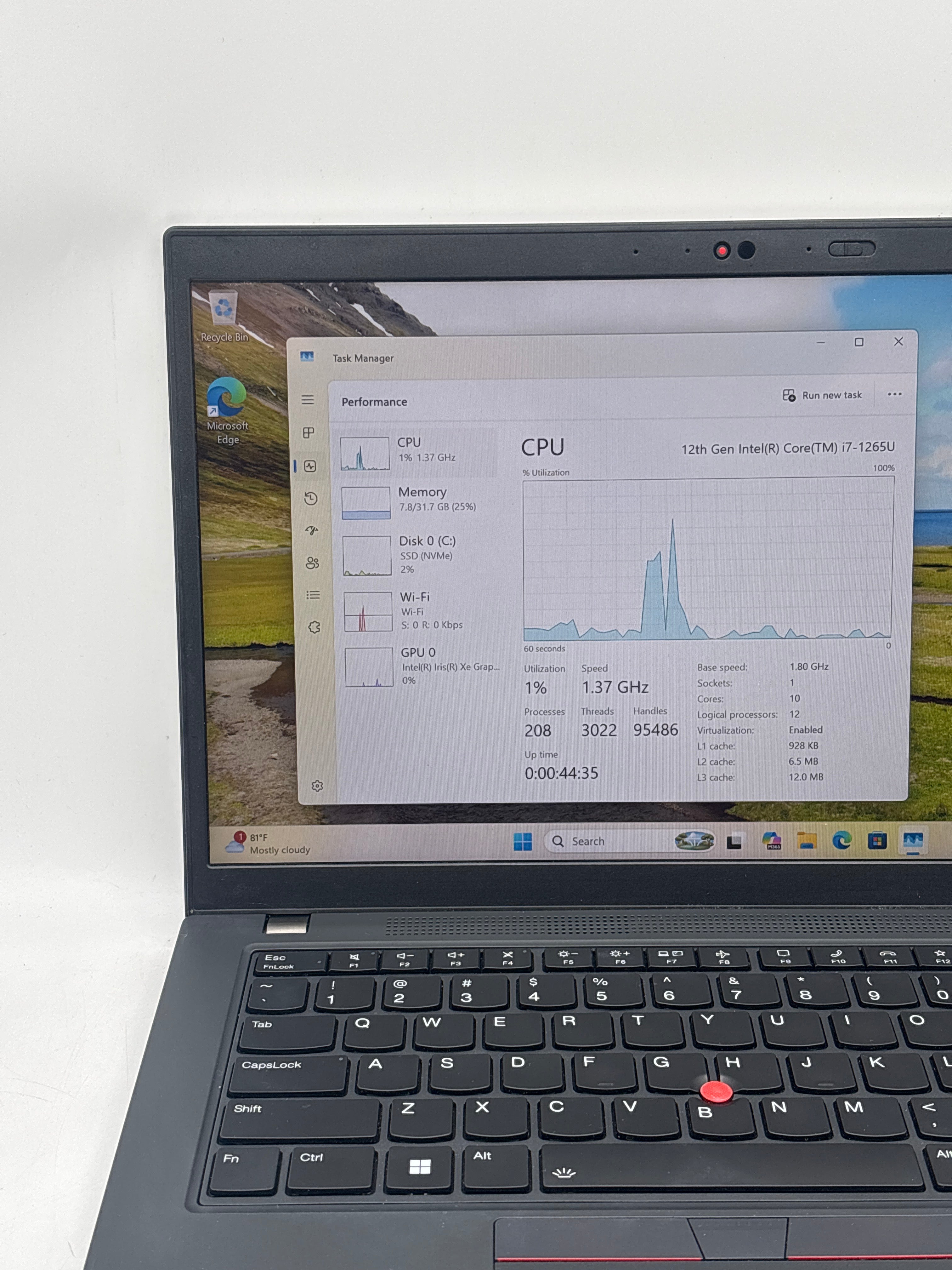 Lenovo ThinkPad L14 Gen 3 Touch i7-1265U 32GB RAM 1TB SSD