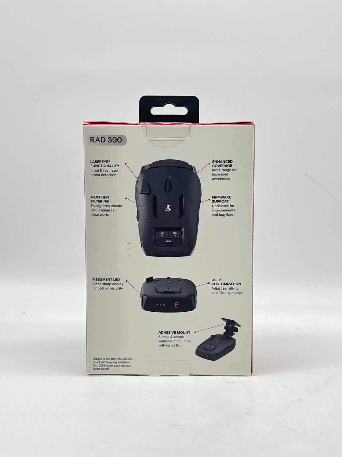 Cobra RAD 390 Radar Laser Detector - New