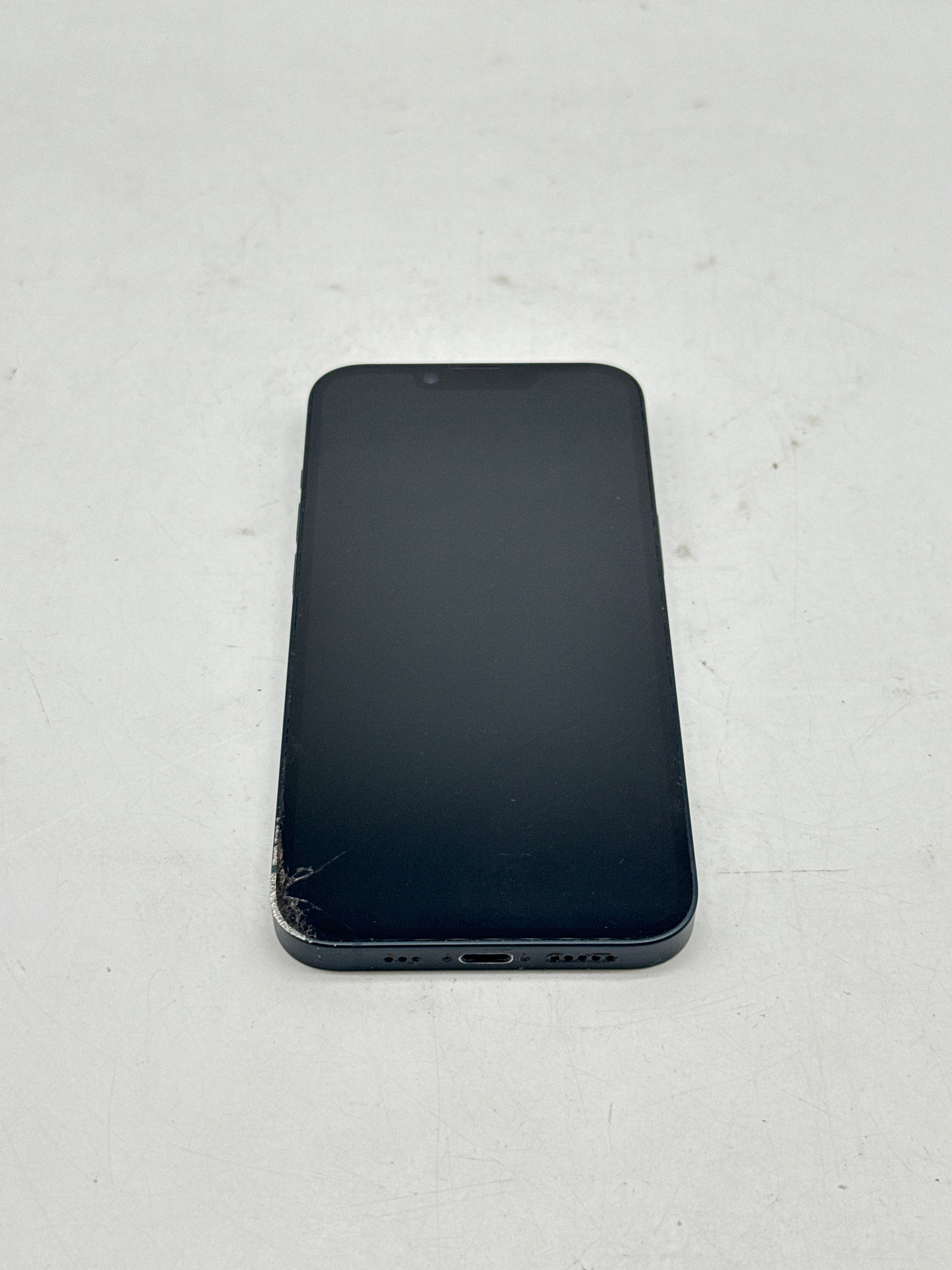 Apple iPhone 14 6.1" A2649 128GB Unlocked Midnight - Cracked Screen