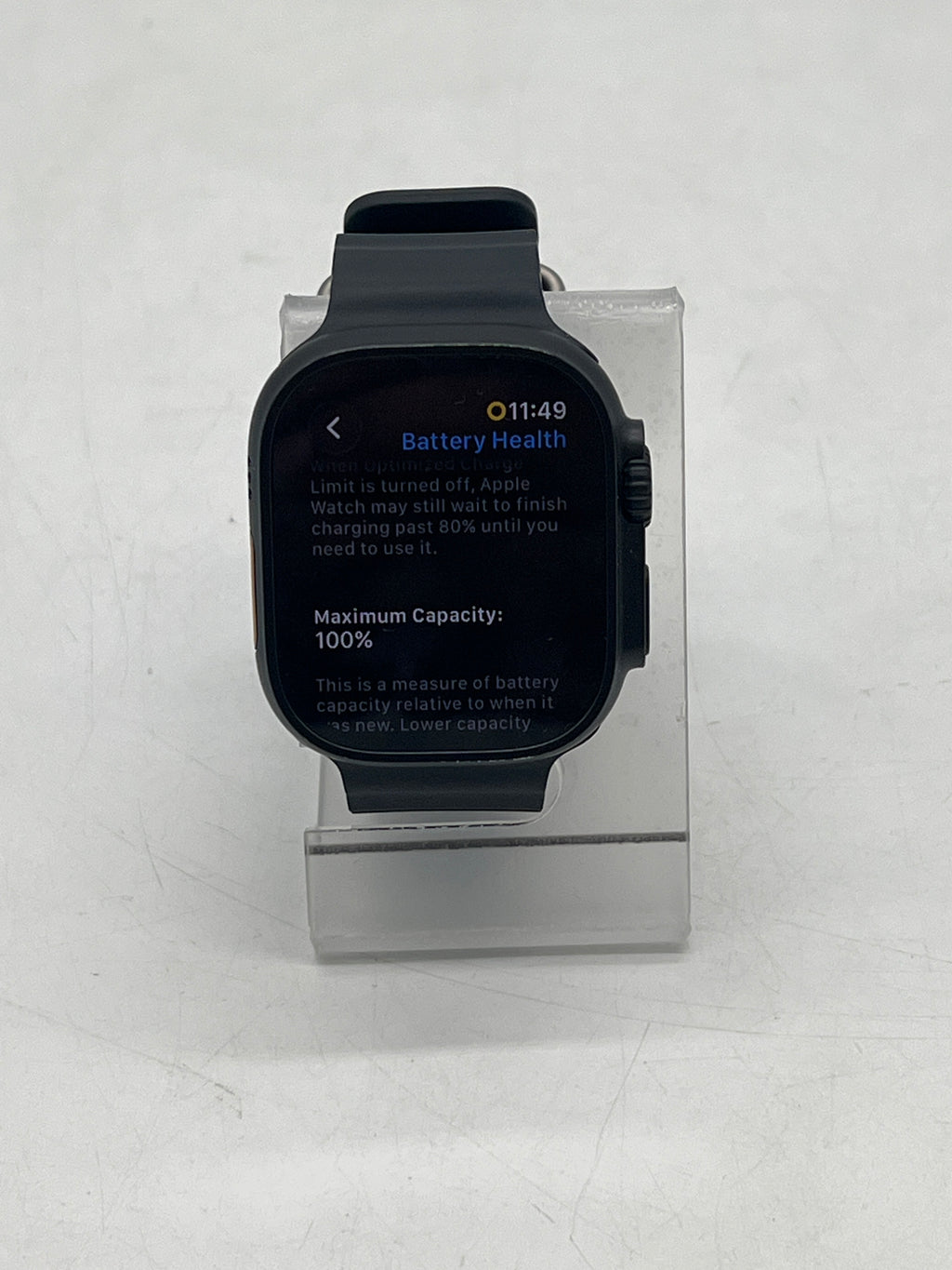 Apple Watch Ultra 3 A3281 Black Cellular MF0J4LW/A w/ Ocean Band - Used