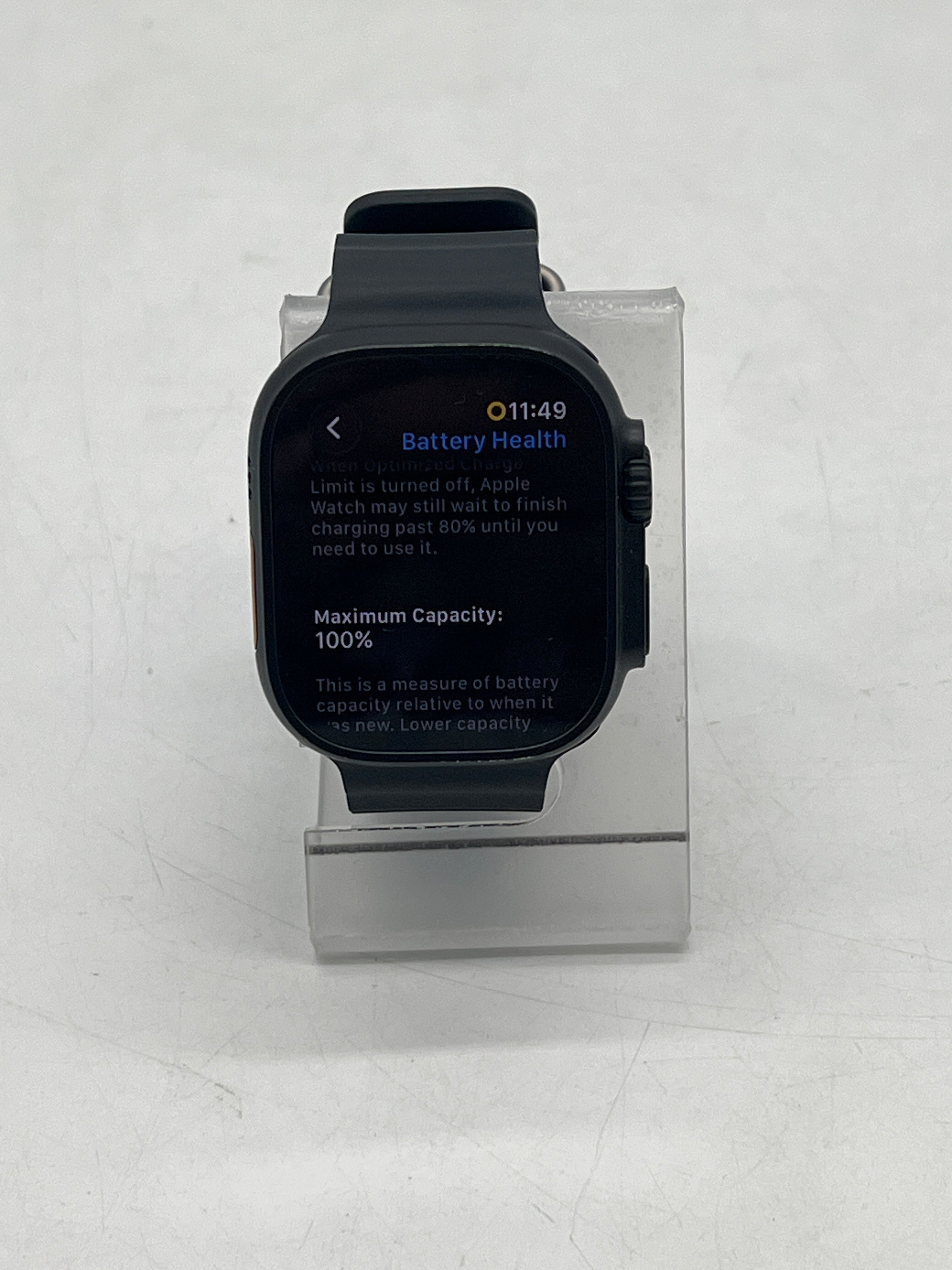 Apple Watch Ultra 3 A3281 Black Cellular MF0J4LW/A w/ Ocean Band - Used