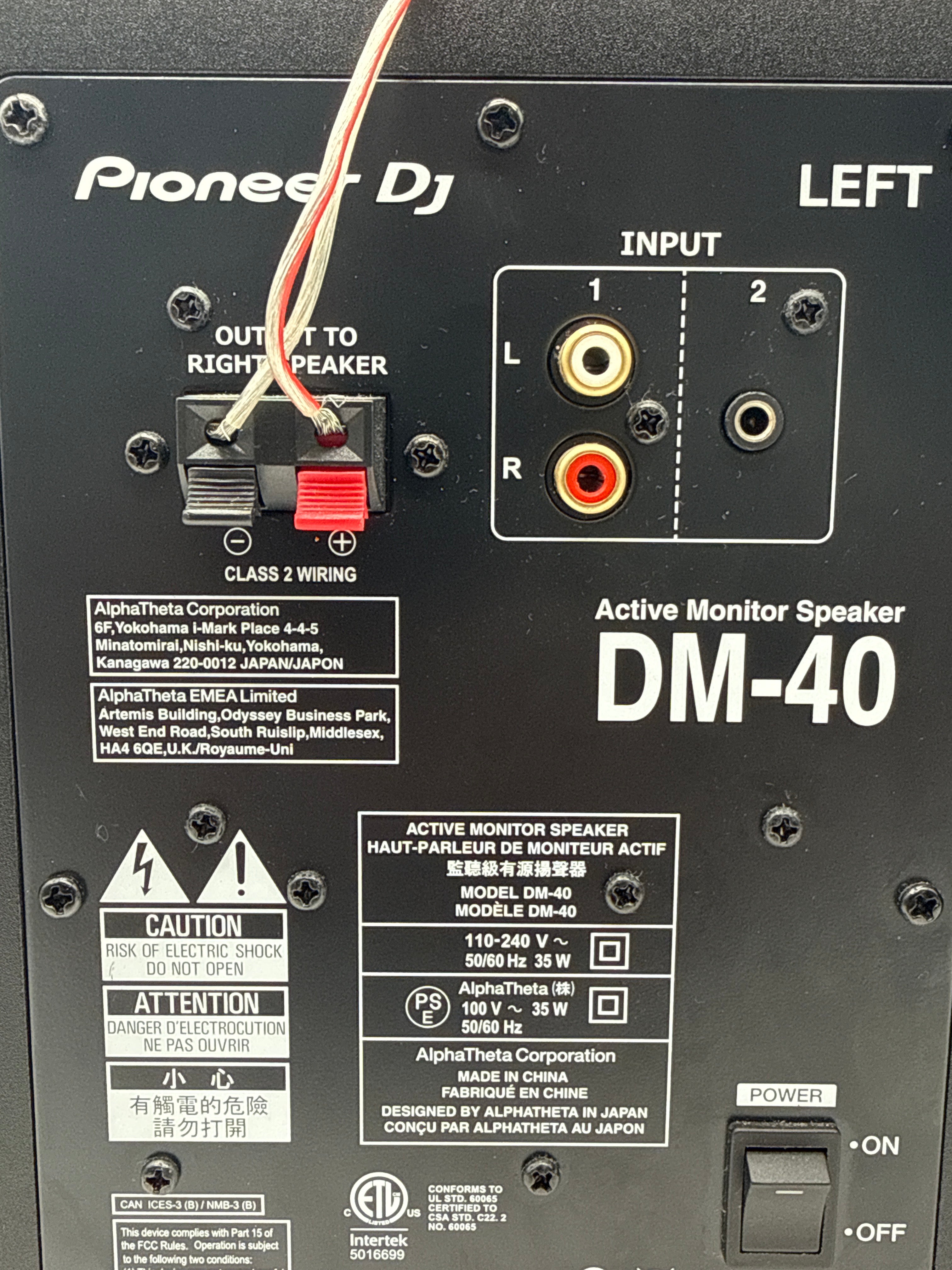 Pioneer DJ DM-40 Studio Monitors