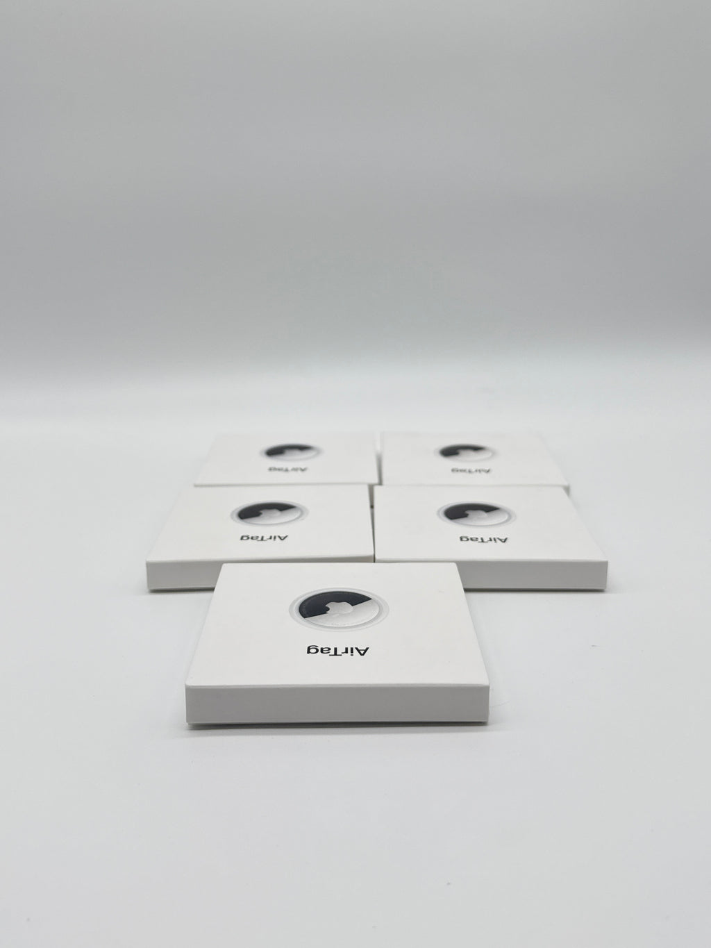 Lot of 5 Apple Air Tag Model A2187 Silver