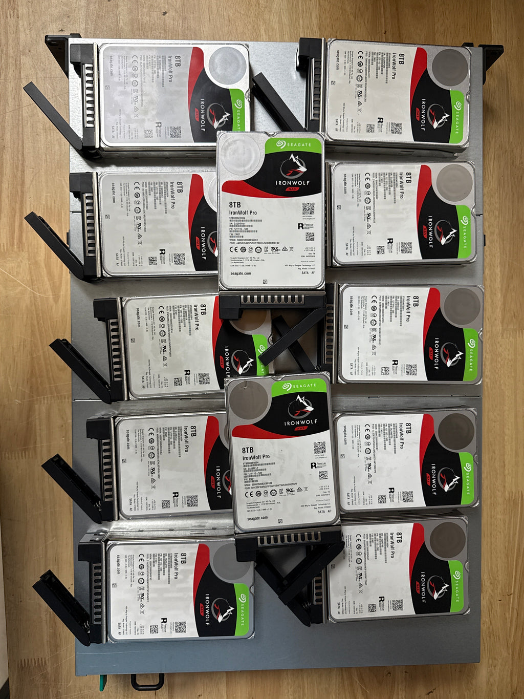 Synology RX1217RP Expansion Unit with 12 x 8TB Seagate IronWolf Pro Drives w/ Box