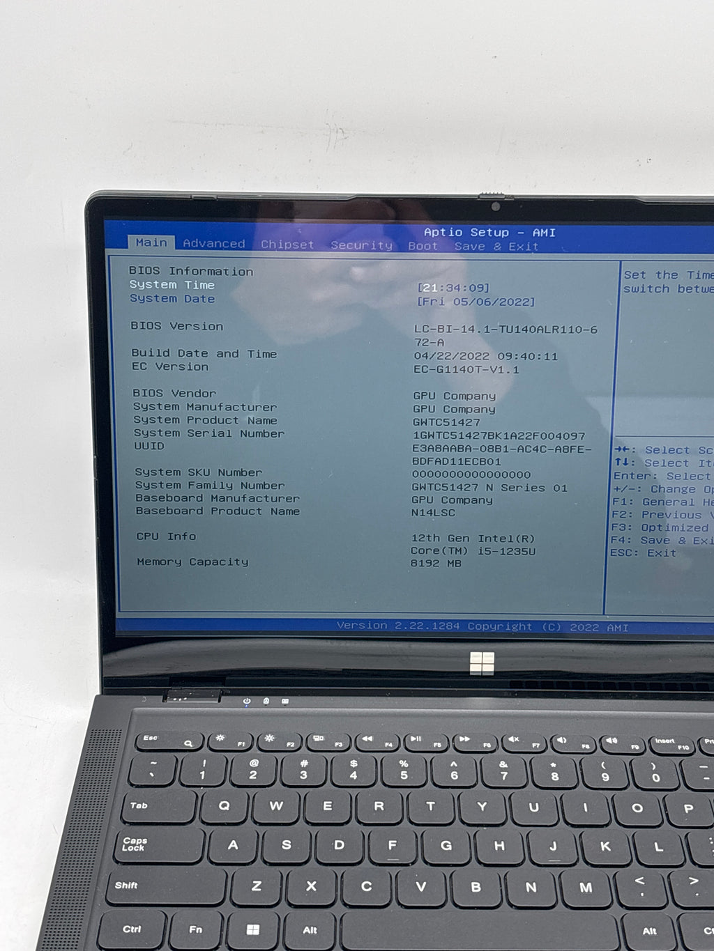 Gateway GWTC51427BK Core i5 1235U 8GB RAM 512GB SSD - Read
