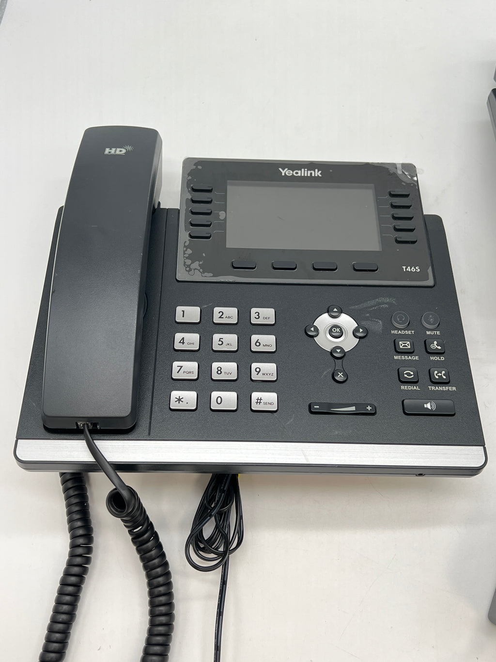 Lot Of 4 Yealink SIP-T46S VoIP IP Business Phone - Used