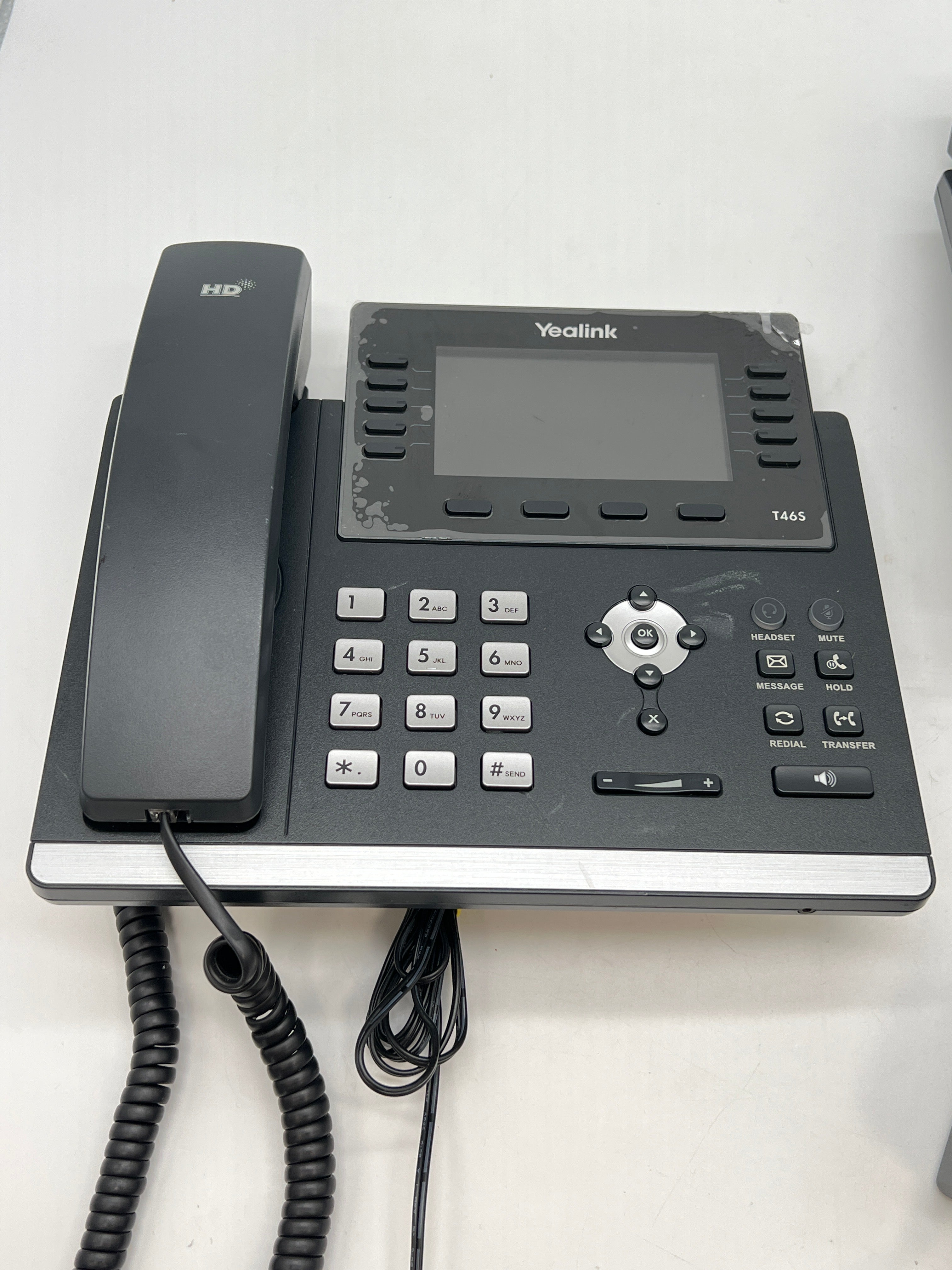 Lot Of 4 Yealink SIP-T46S VoIP IP Business Phone - Used
