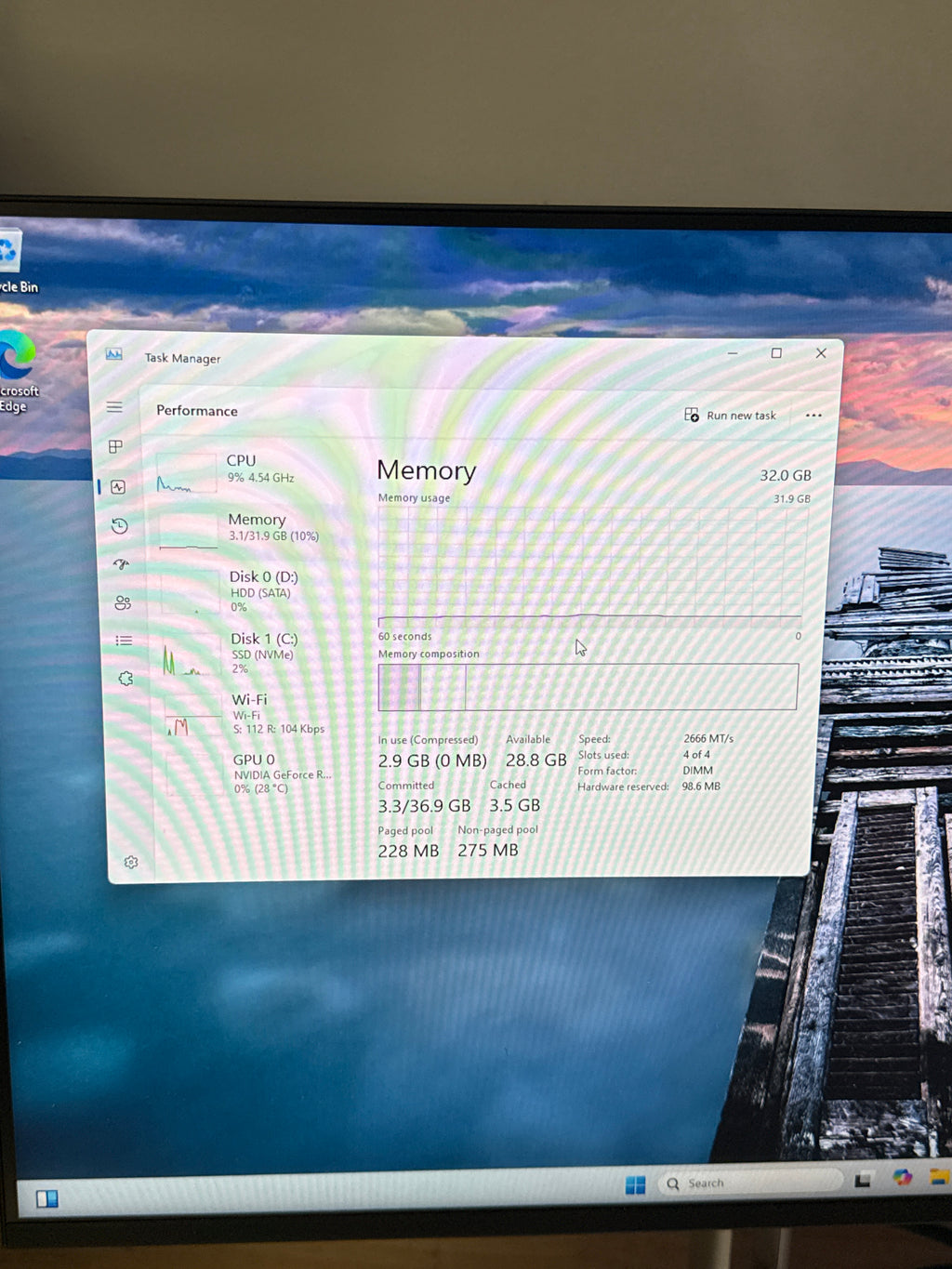 Custom Desktop Intel Core i9-10900K 32GB RAM 1TB SSD 1TB HDD RTX 3070 - Used